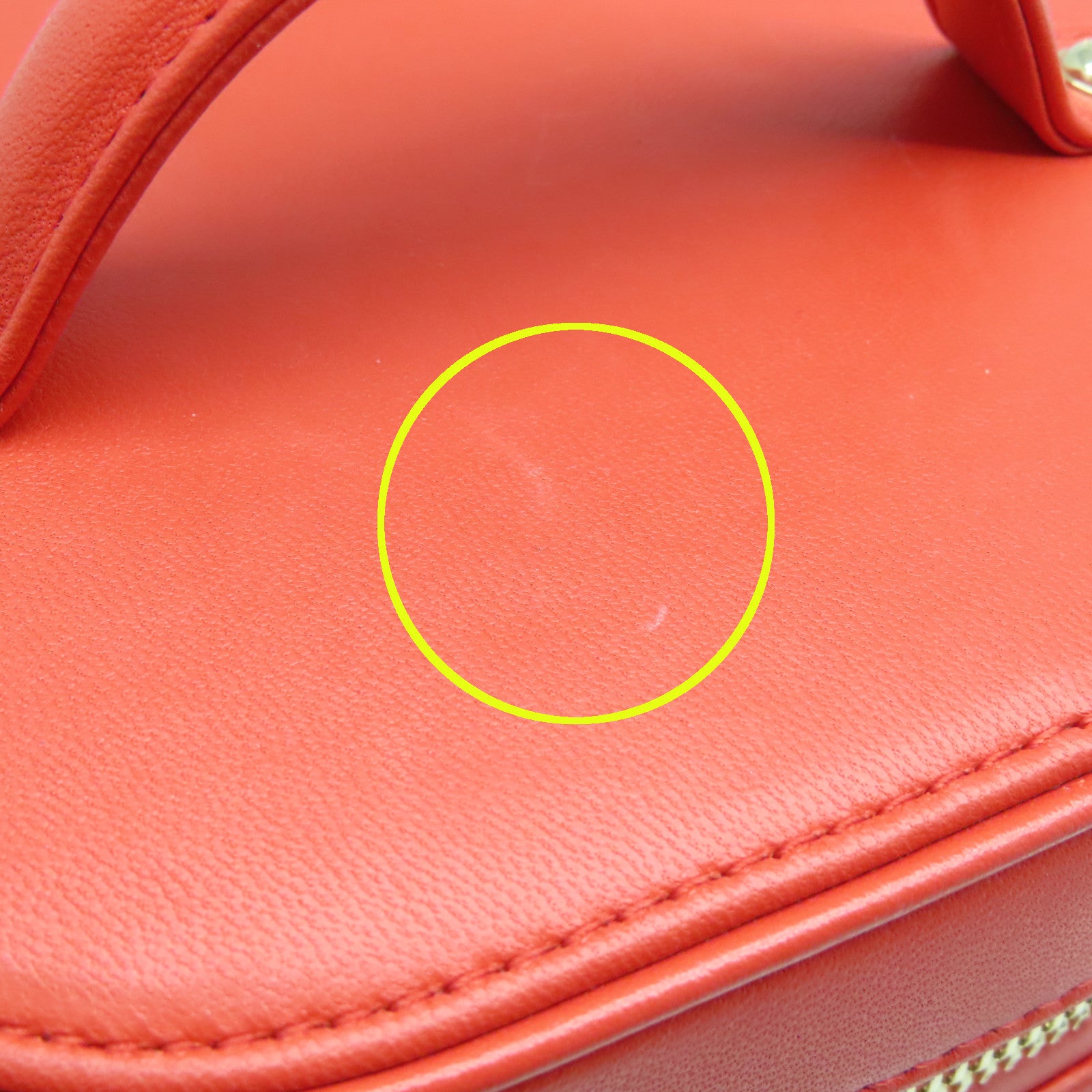 CHANEL 羊皮皮革2way Shoulder Bag金扣手挽肩背两用袋橙色