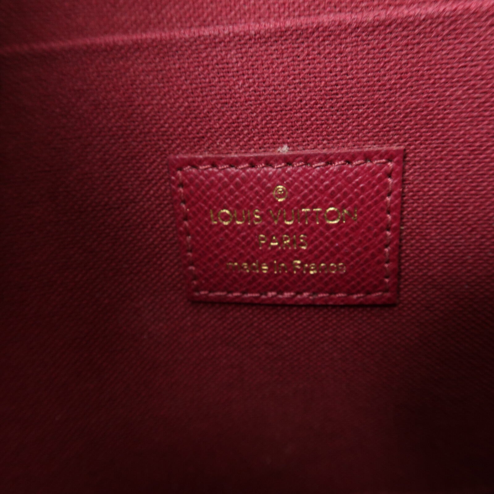 LOUIS VUITTON Monogram Pochette Felicie金扣鏈帶肩背袋