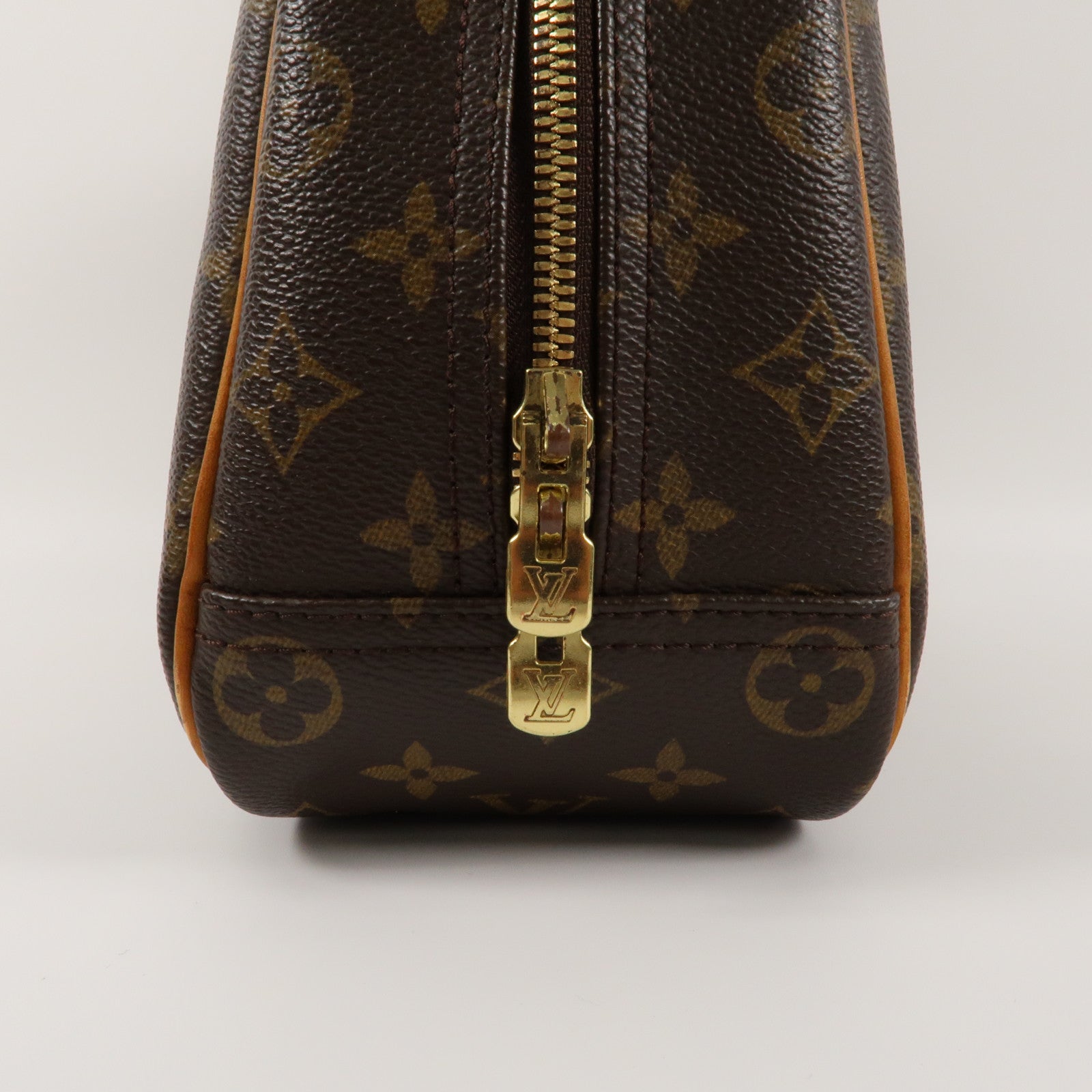 LOUIS VUITTON Monogram Deauville金扣手挽袋