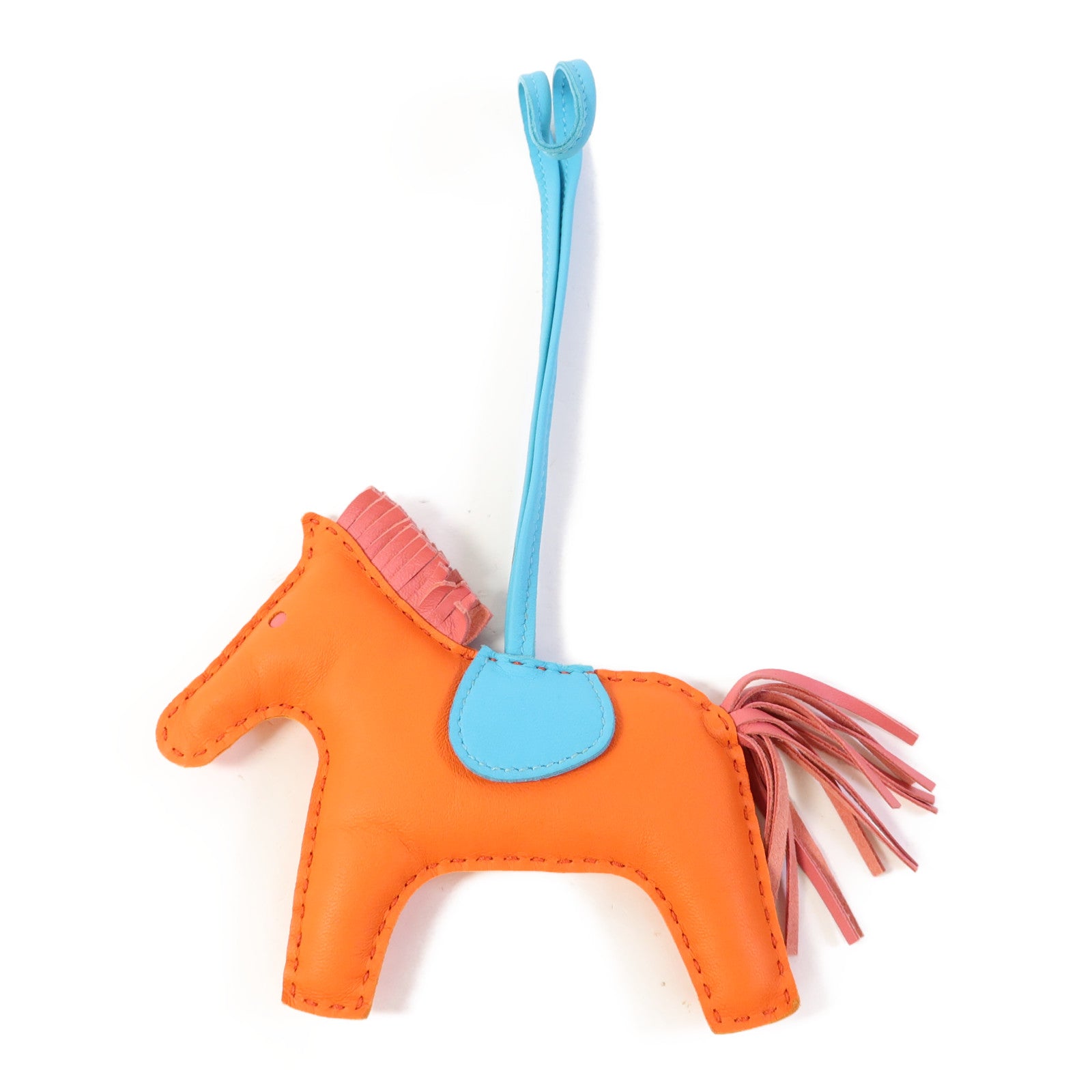 HERMES Milo皮革Rodeo MM掛飾