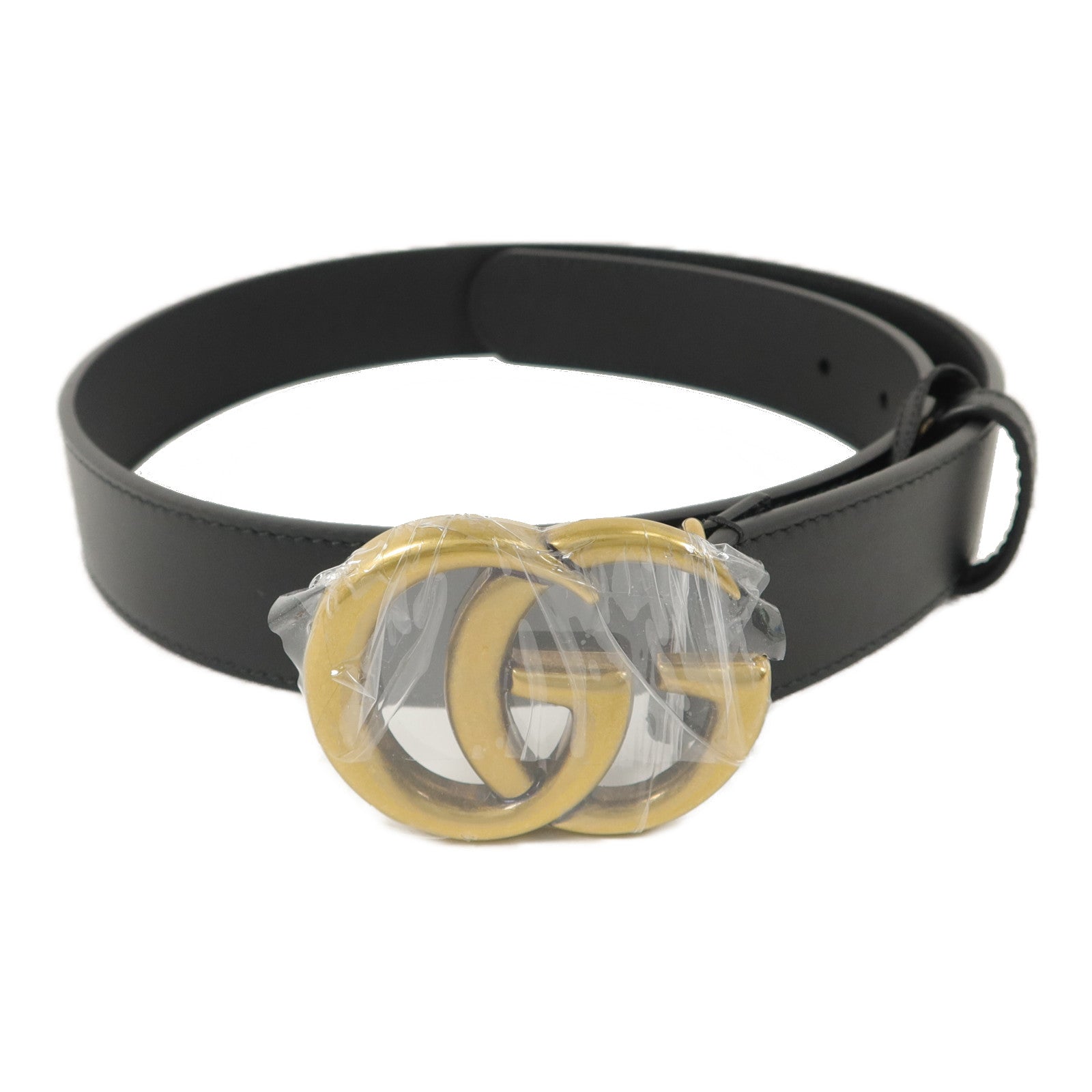 GUCCI 【激減優惠】牛皮皮革GG Belt腰帶