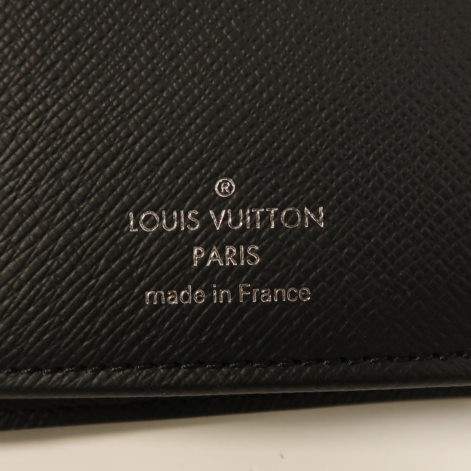 LOUIS VUITTON Monogram/皮革Brazza Long Wallet銀扣長錢包