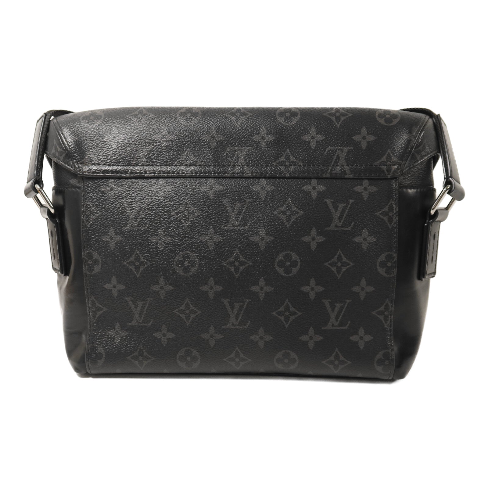 LOUIS VUITTON Monogram Eclipse Messenger PM Voyager肩背袋