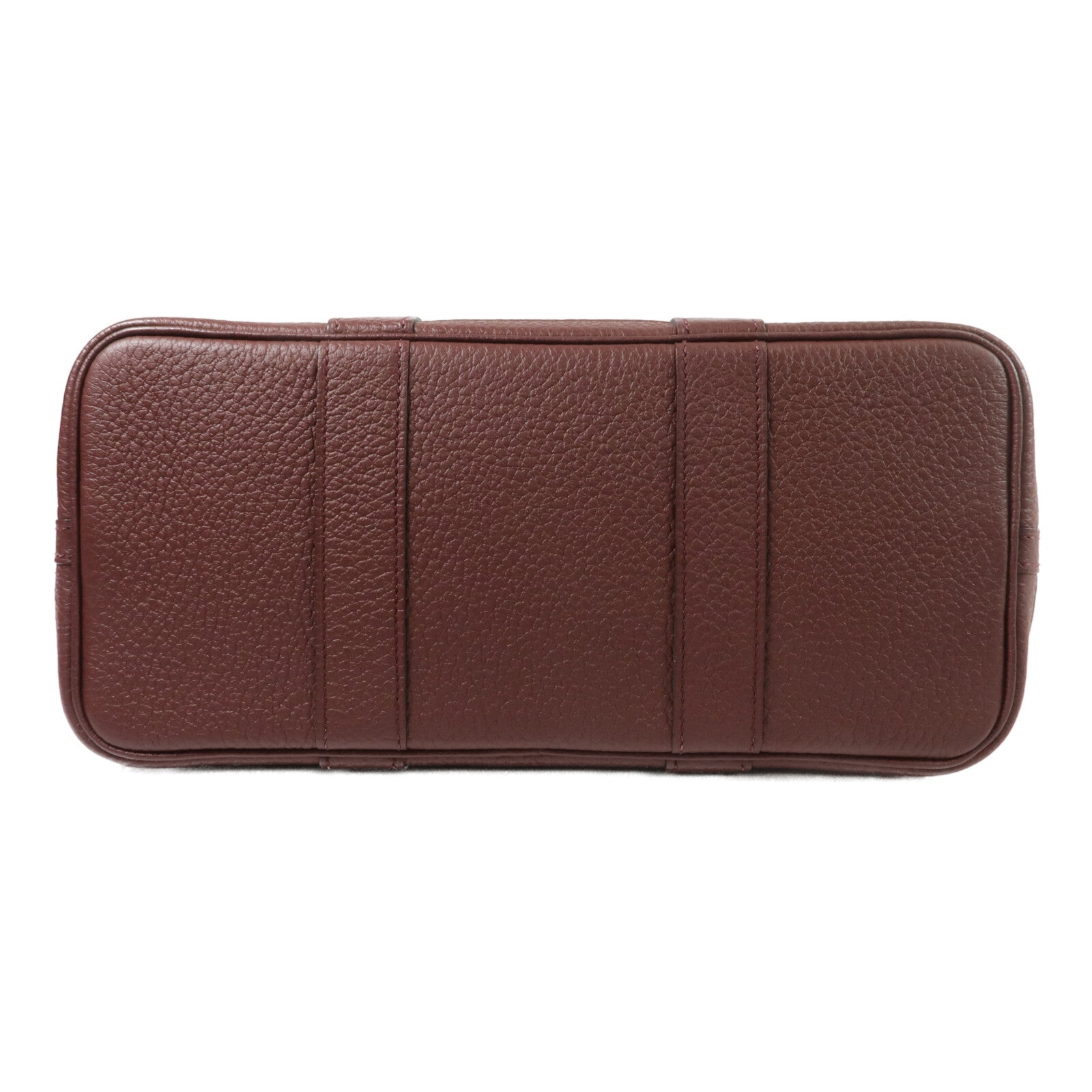 HERMES Country皮革Garden Party TPM手挽袋Bordeaux