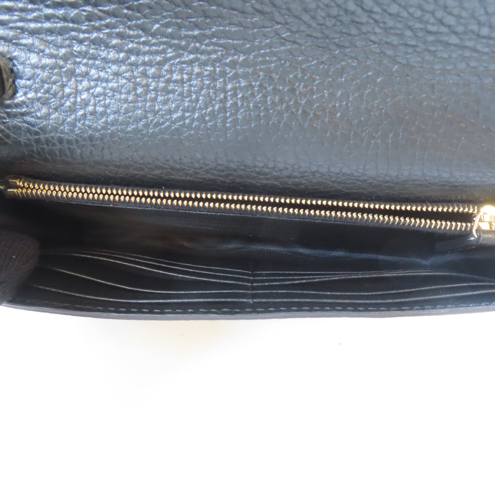 GUCCI 【激減優惠】牛皮皮革Wallet On Chain金扣鏈帶肩背袋黑色