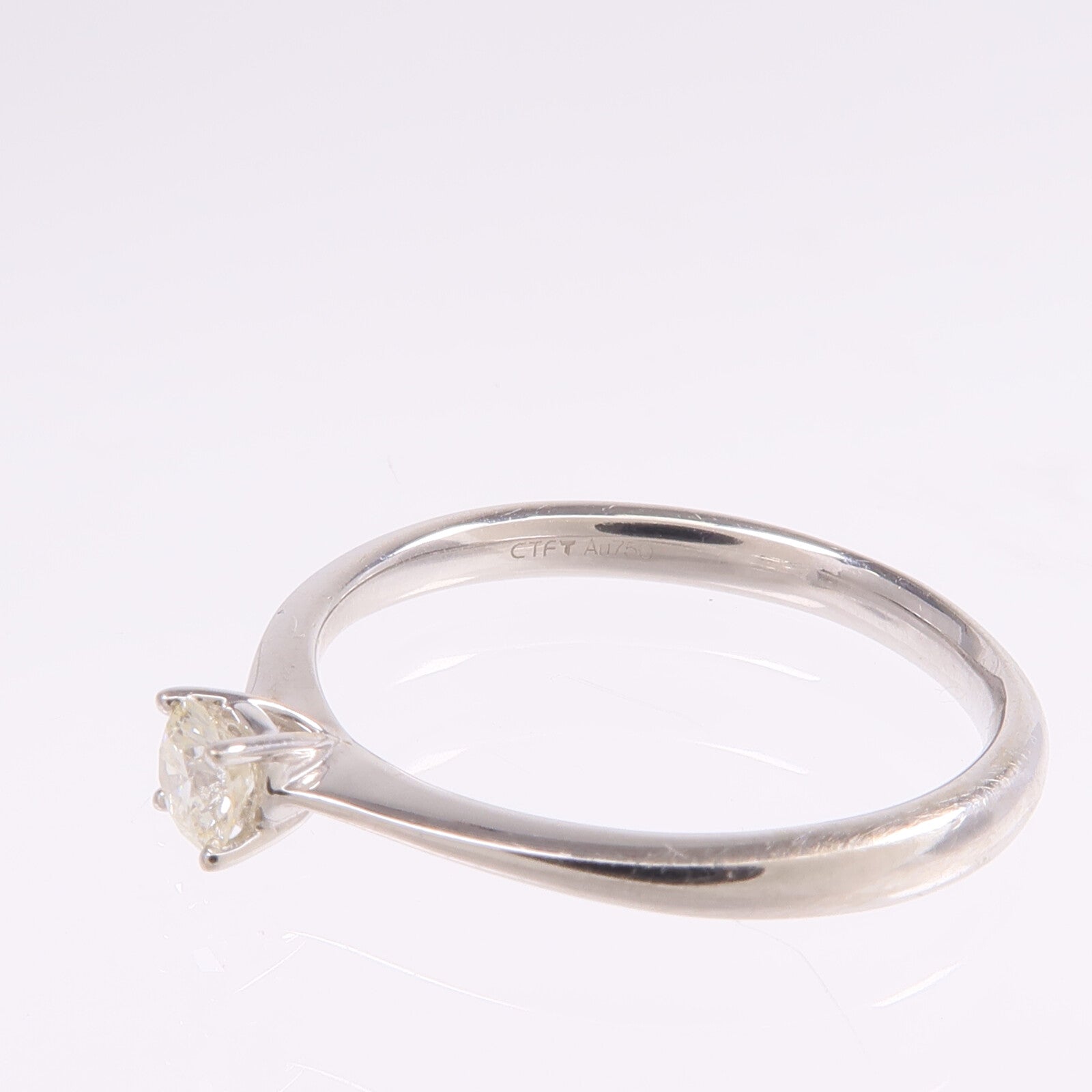 JEWELRY 【激減優惠】18K白金Diamond Ring鑽石戒指US#6.5