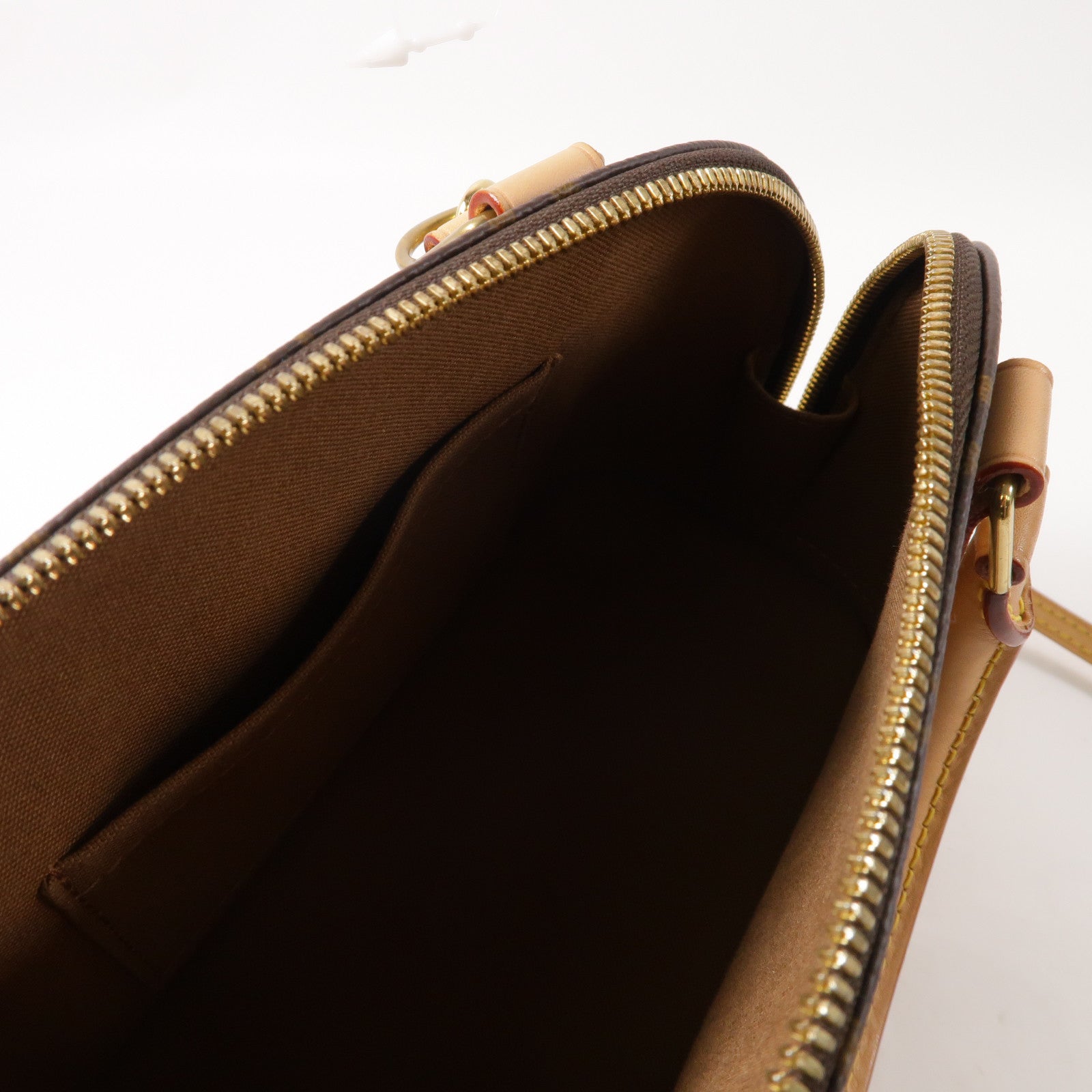 LOUIS VUITTON Monogram Alma BB金扣手挽肩背兩用袋啡色