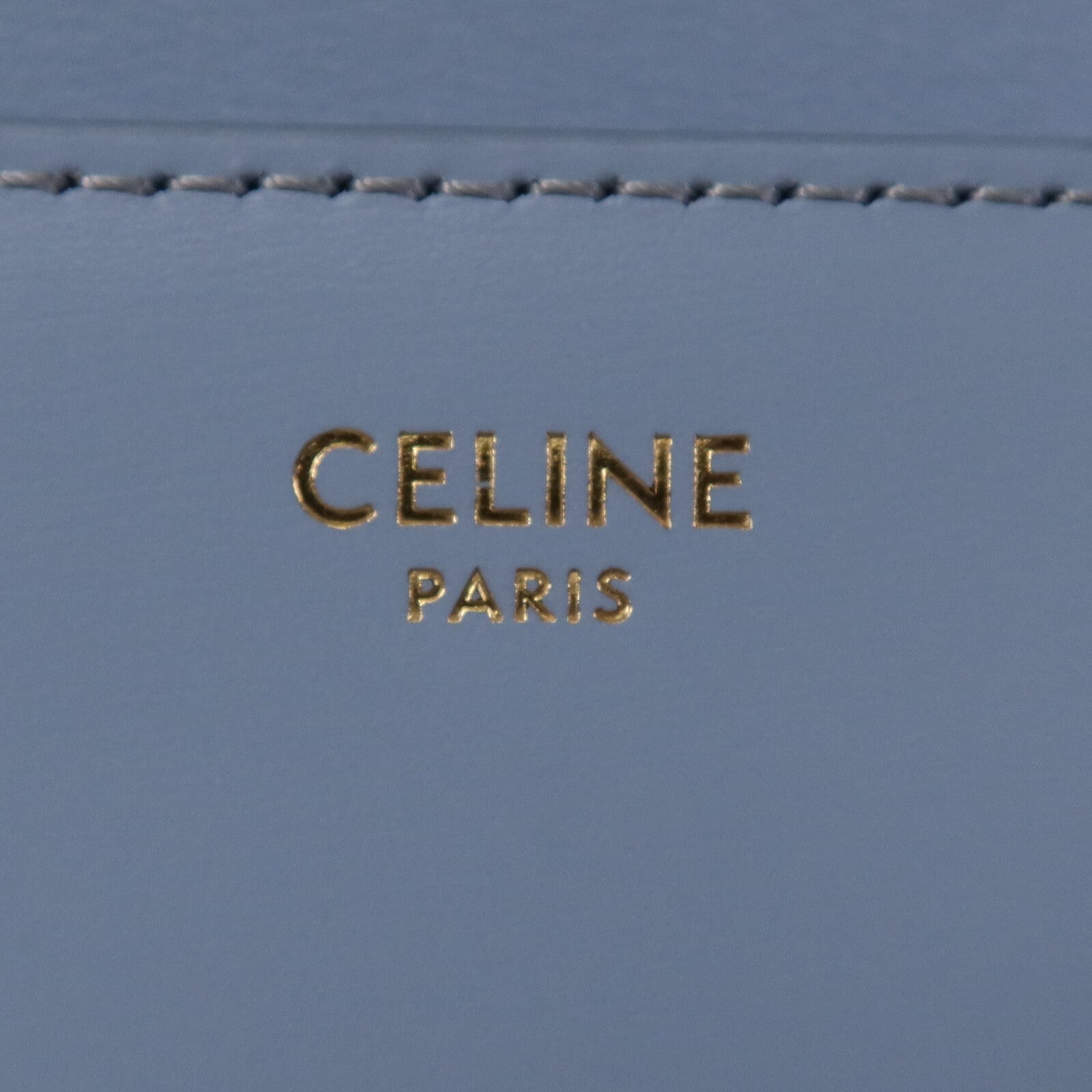 CELINE 牛皮皮革Claude金扣肩背袋