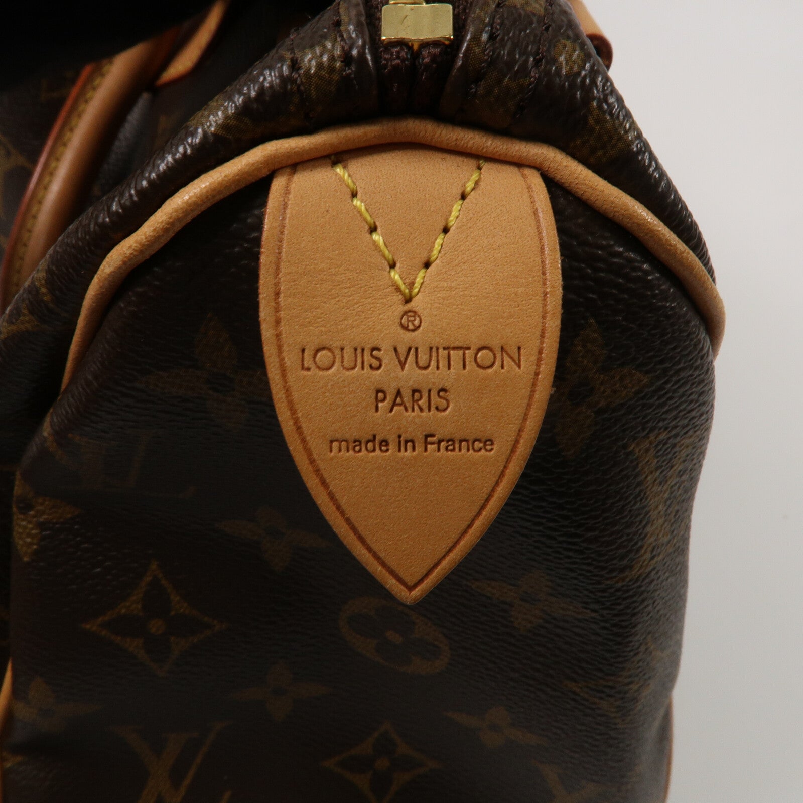 LOUIS VUITTON Monogram Speedy 25金扣手挽袋