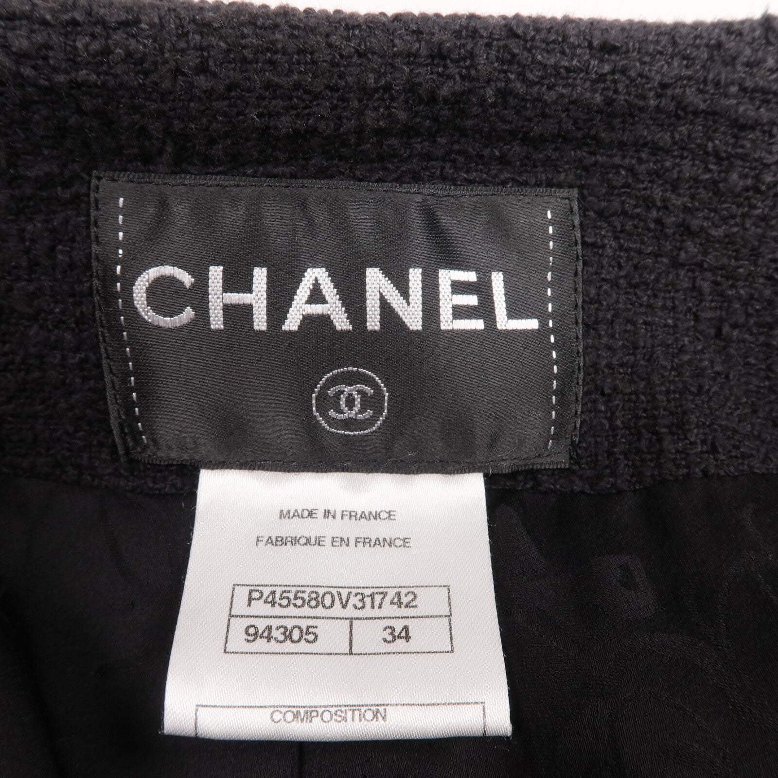 CHANEL Cotton Collarless Jacket外套