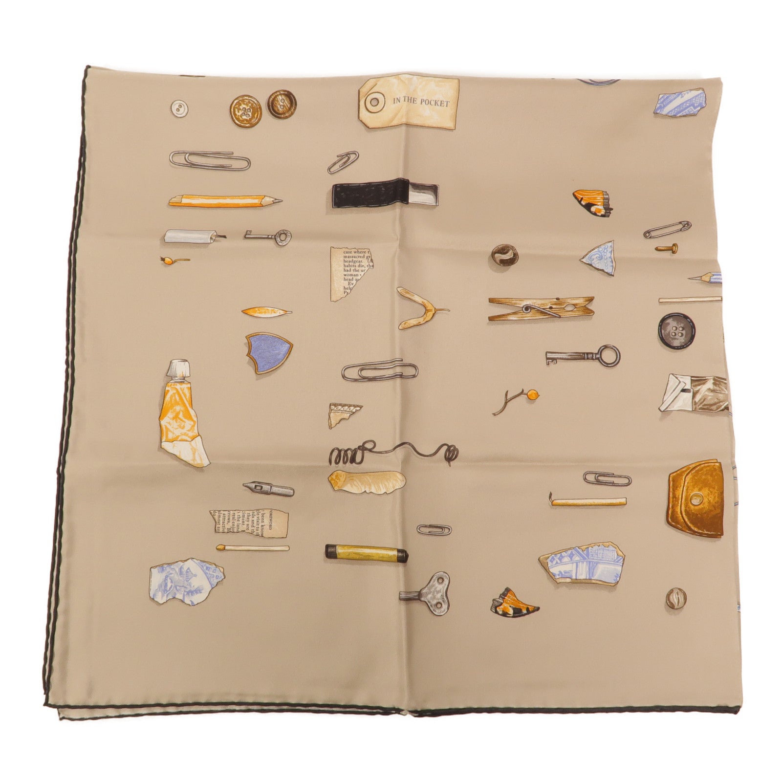 HERMES 絲質Scarf 90x90絲巾