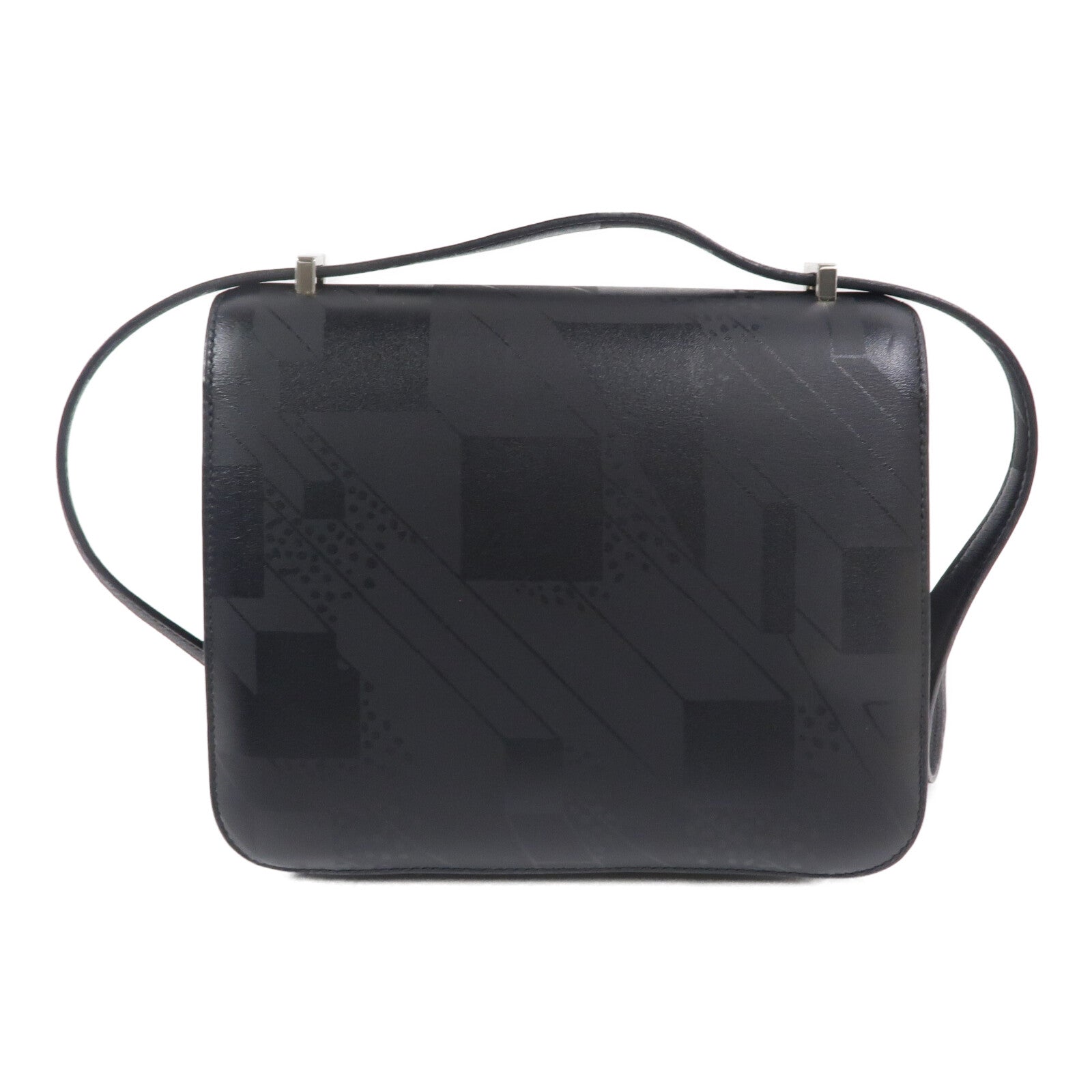 HERMES Sombrero皮革Constance Mini On A Summer Night肩背袋Noir