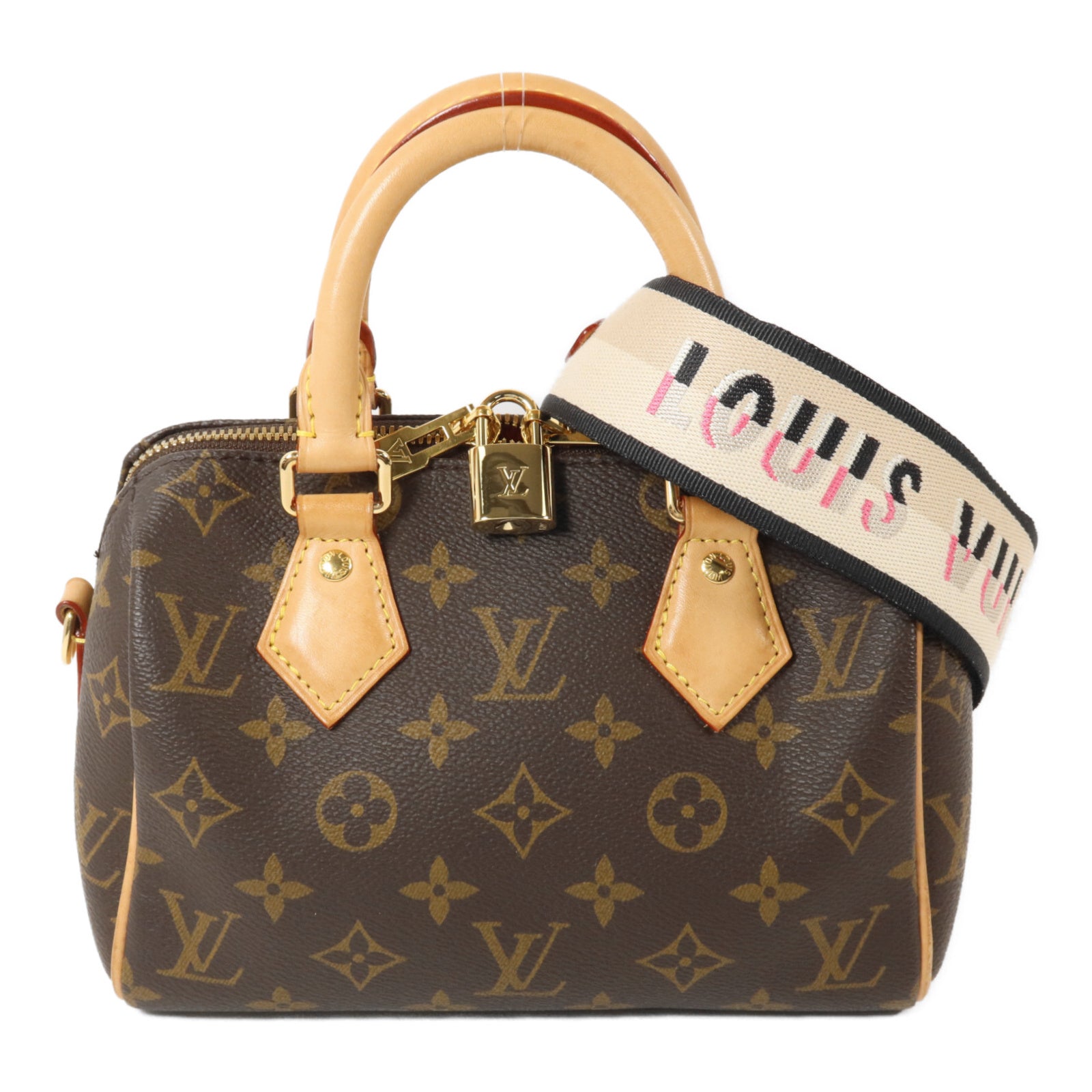 LOUIS VUITTON Monogram Speedy Bandouliere 20手挽肩背兩用袋