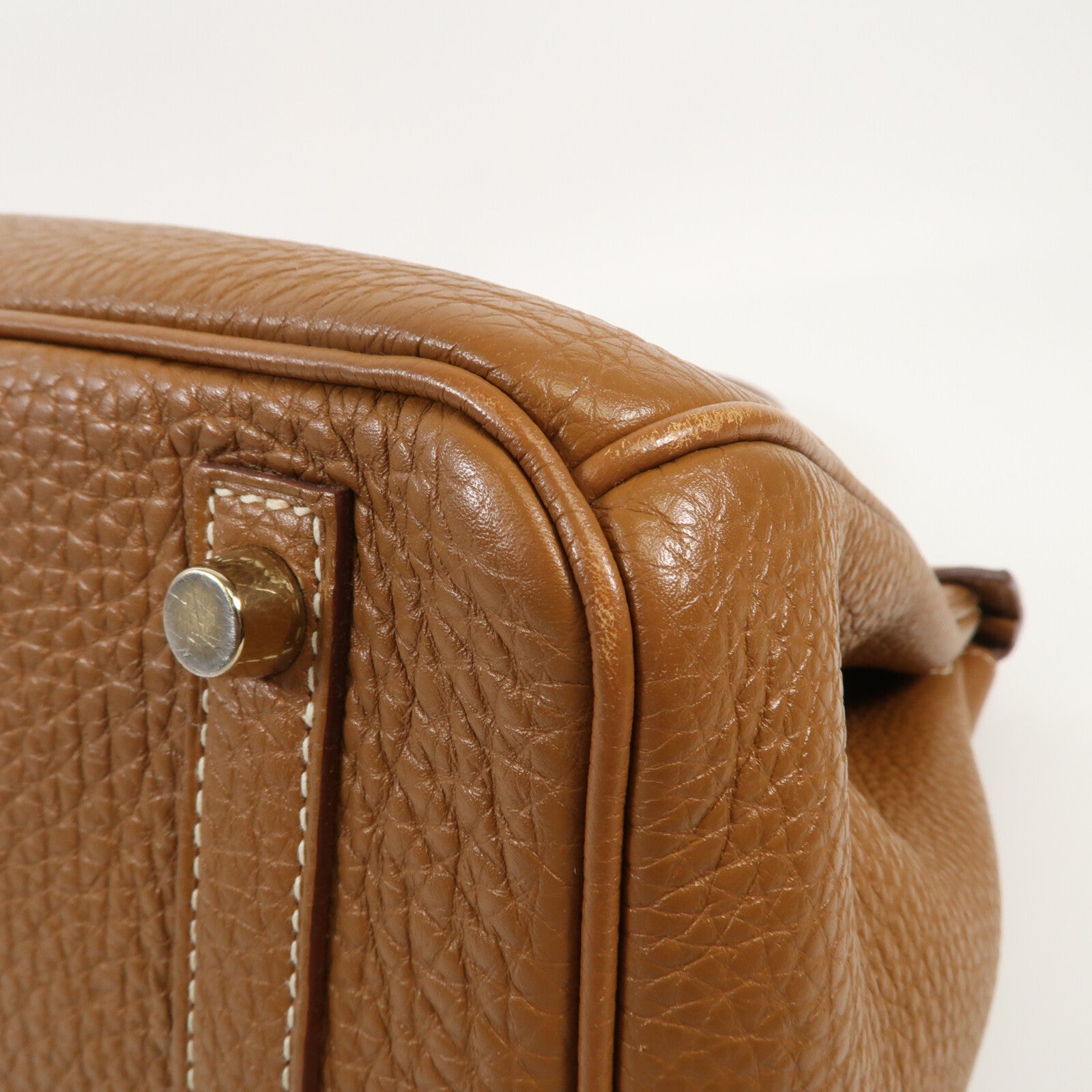 HERMES Togo皮革Birkin 30金扣手挽袋Gold