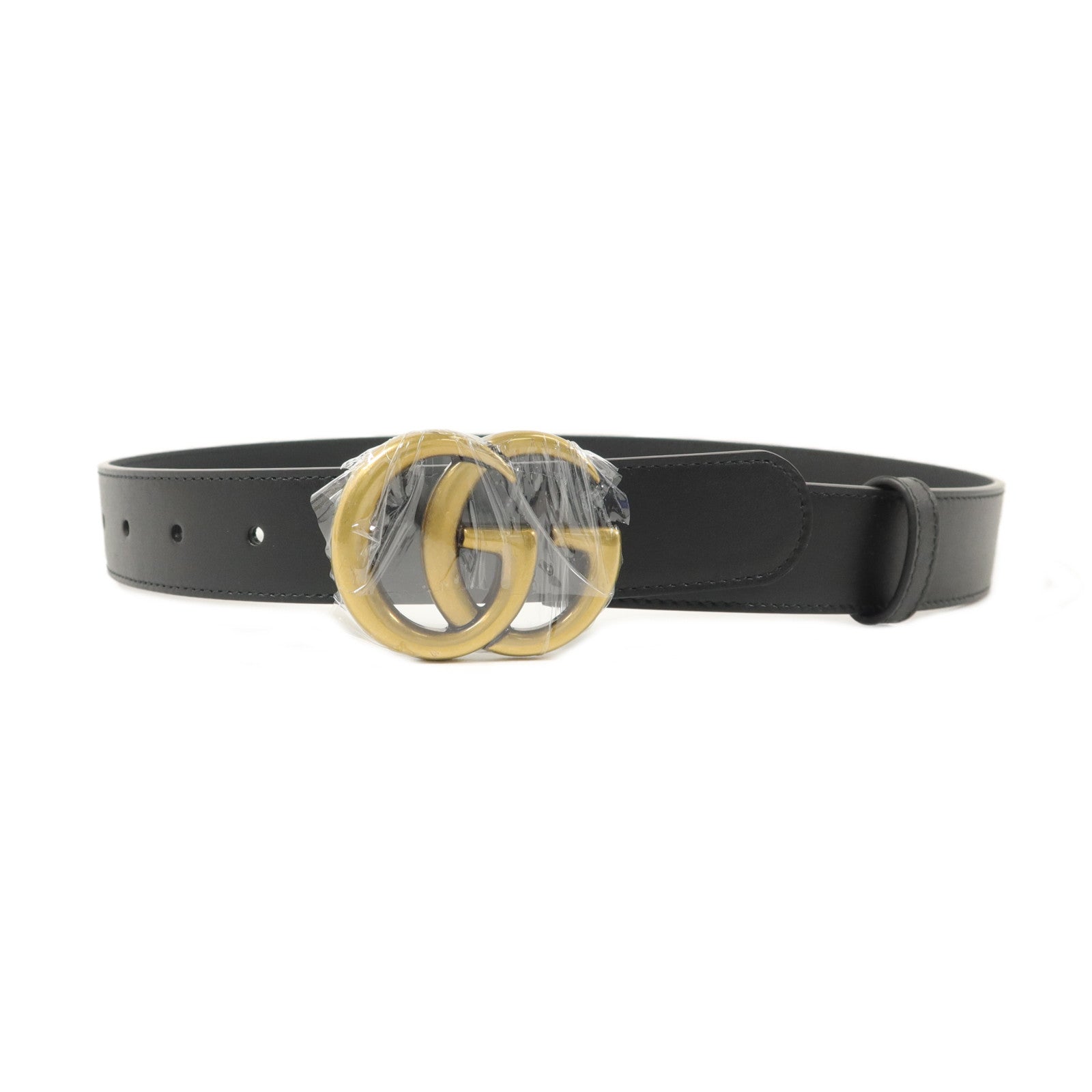 GUCCI 【激減優惠】牛皮皮革GG Belt腰帶