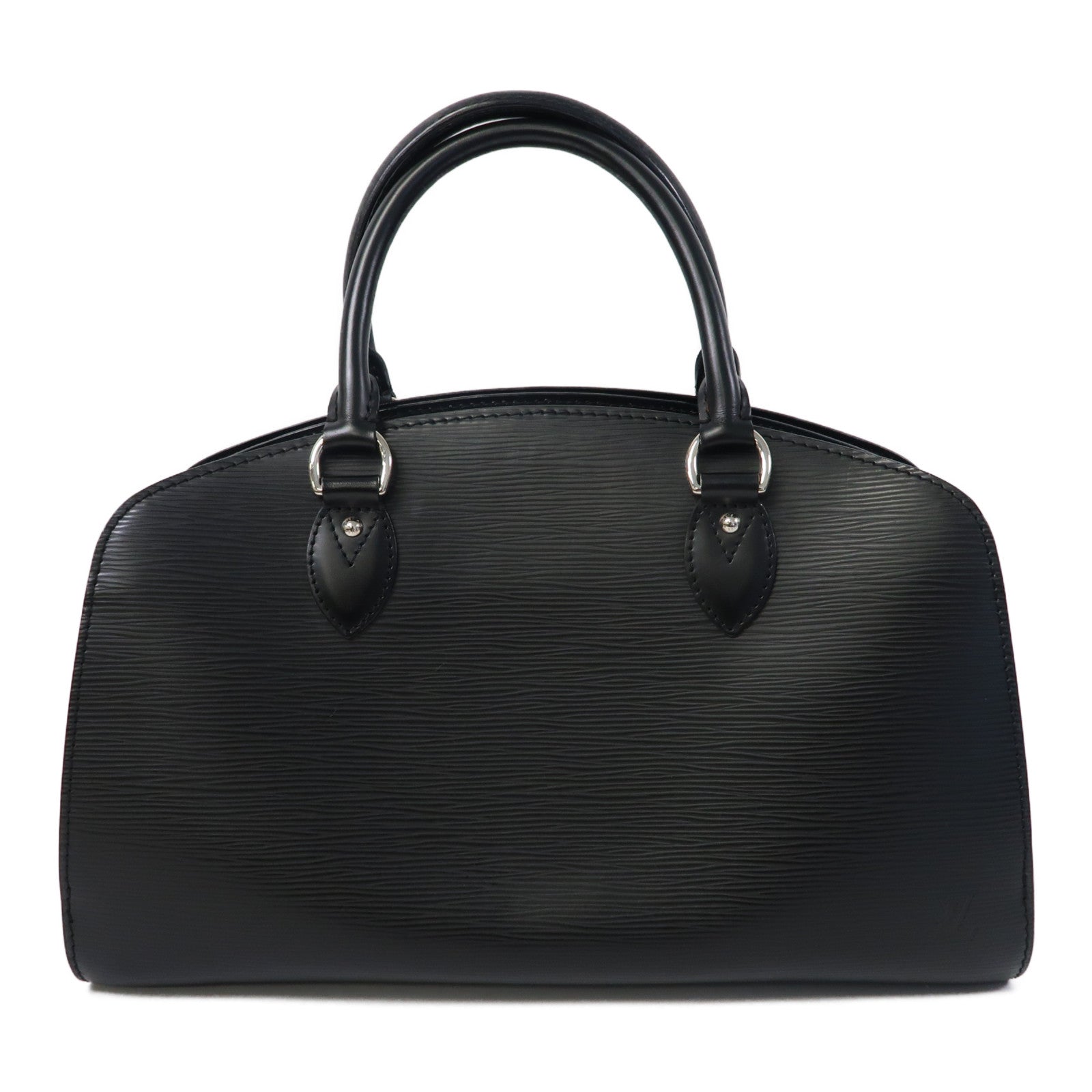 LOUIS VUITTON 【激減優惠】Epi Pont-Neuf PM Bag銀扣手挽袋黑色
