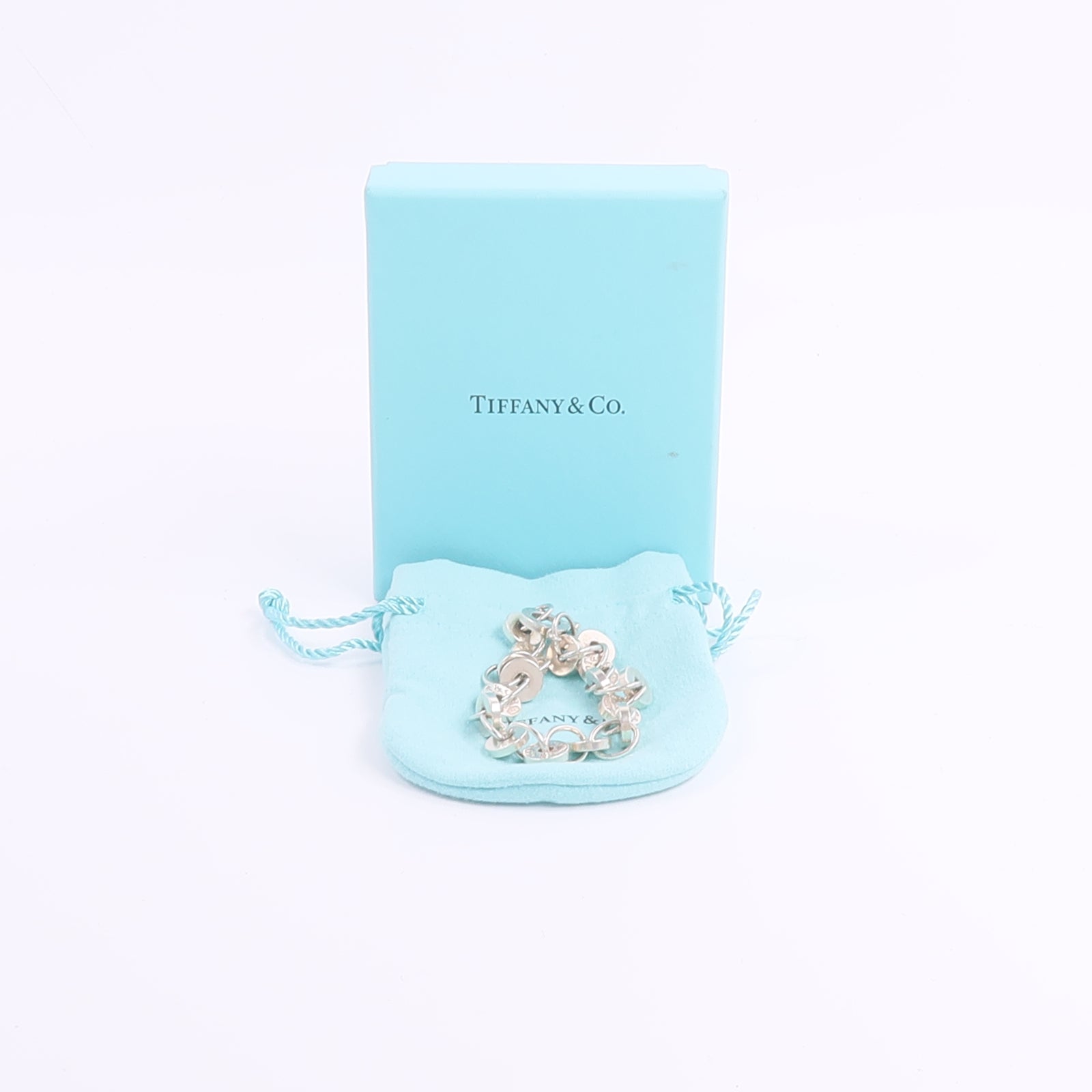 TIFFANY＆CO 925純銀1837 Circle Bracelet手鏈