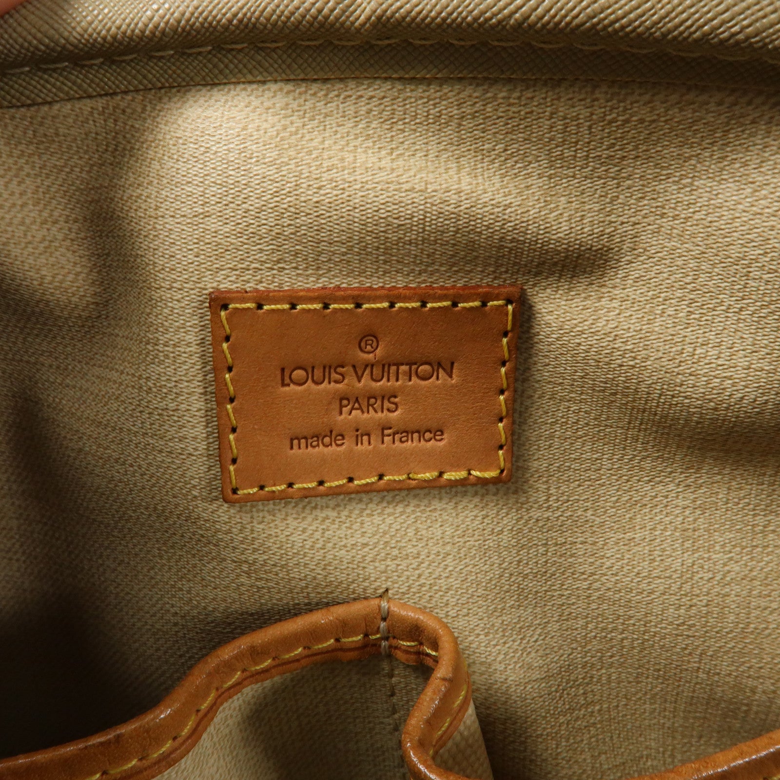 LOUIS VUITTON Monogram Deauville金扣手挽袋