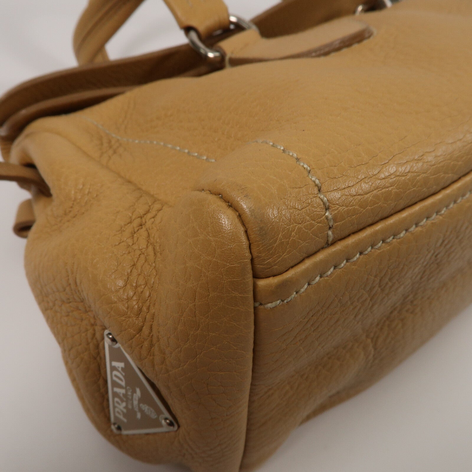 PRADA 牛皮皮革Easy Bag肩背袋