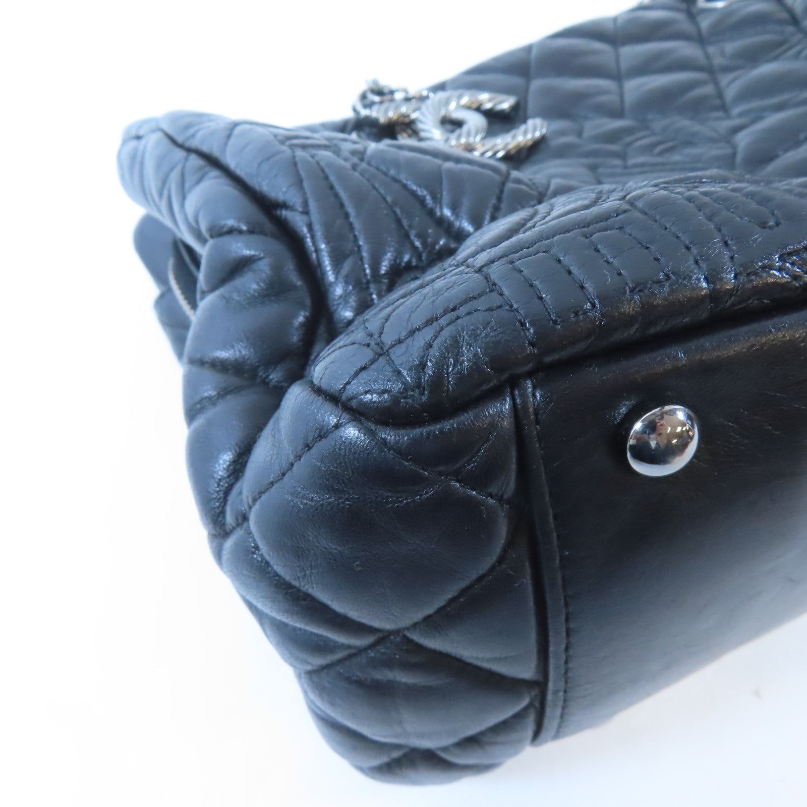CHANEL 【激減優惠】羊皮皮革Chain Shoulder Bag鏈帶肩背袋黑色