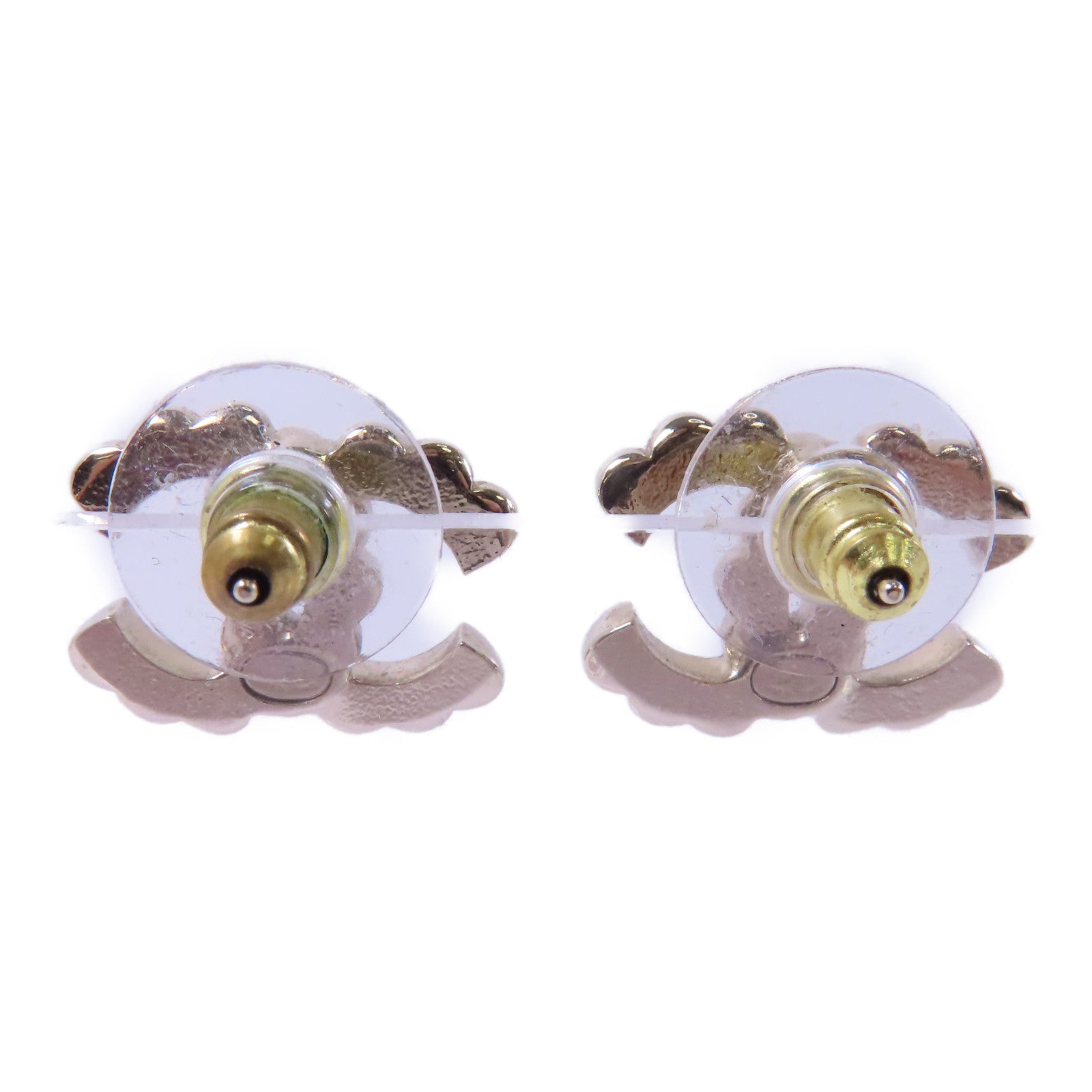 CHANEL 金屬Earrings耳環黑色/白色/金色