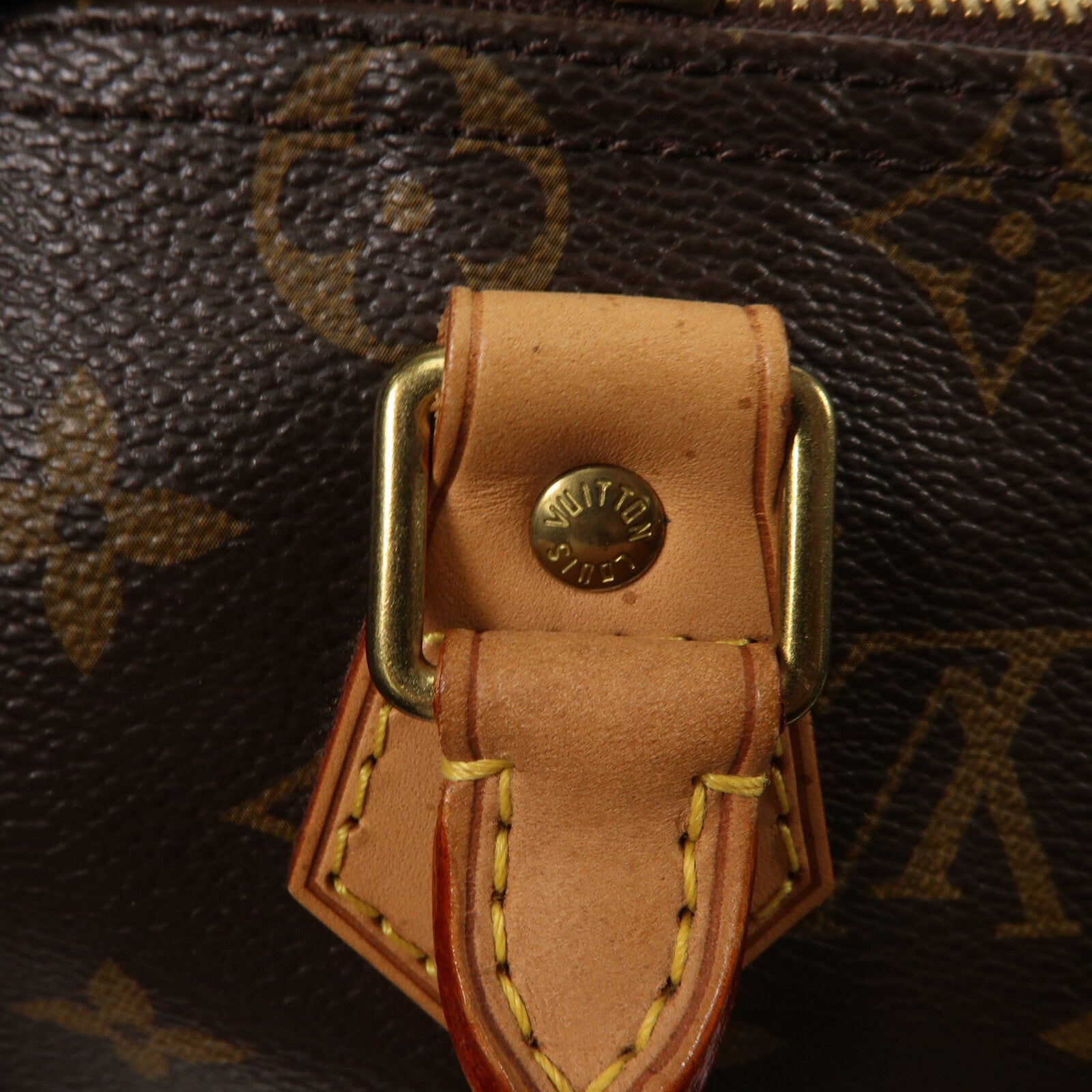 LOUIS VUITTON Monogram Speedy 25金扣手挽袋