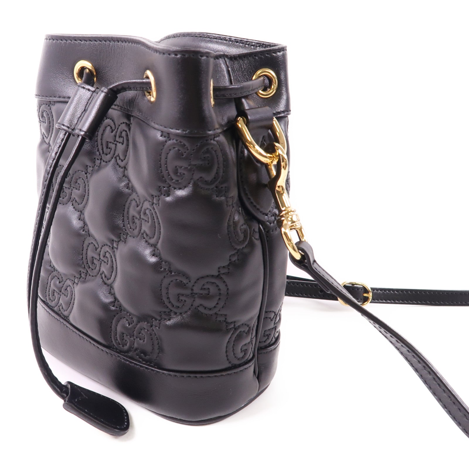 GUCCI 牛皮皮革Shoulder Bag金扣肩背袋