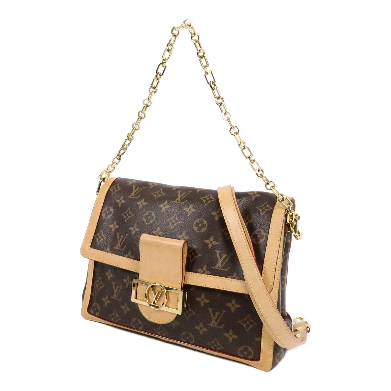LOUIS VUITTON Monogram Dauphine Soft GM手挽肩背兩用袋