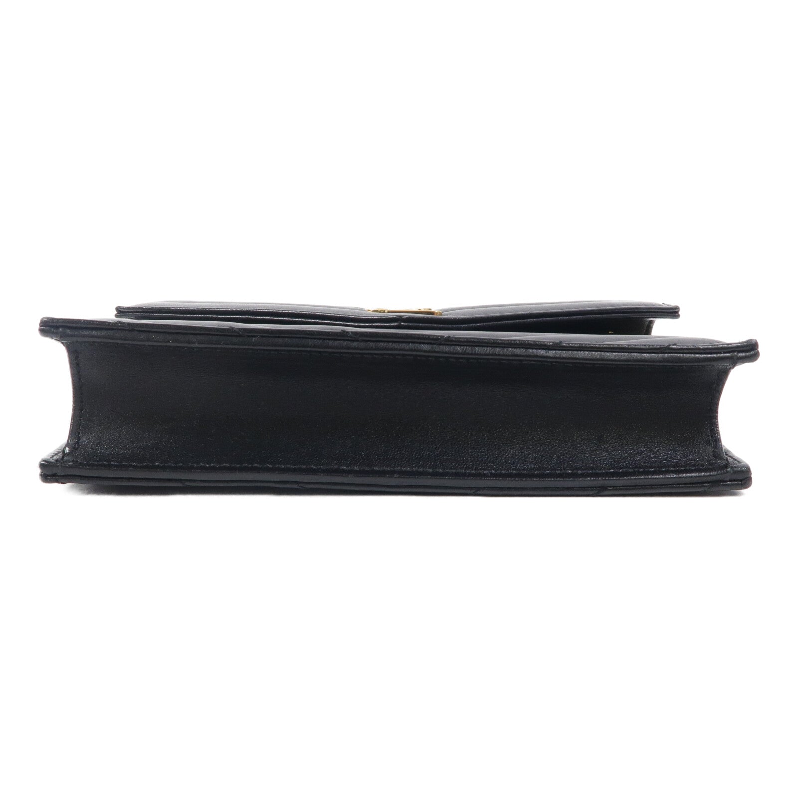 SAINT LAURENT 羊皮皮革Cassandre Wallet On Chain鏈帶肩背袋