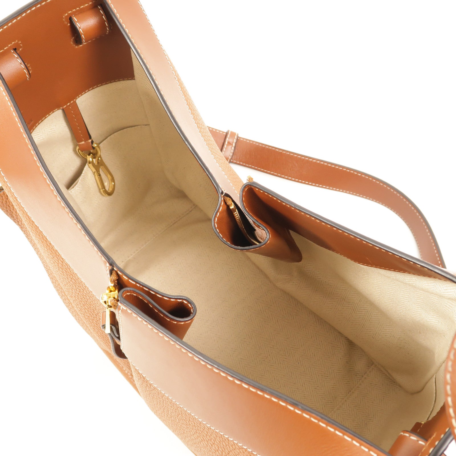 LOEWE 牛皮皮革Hammock Medium手挽肩背兩用袋