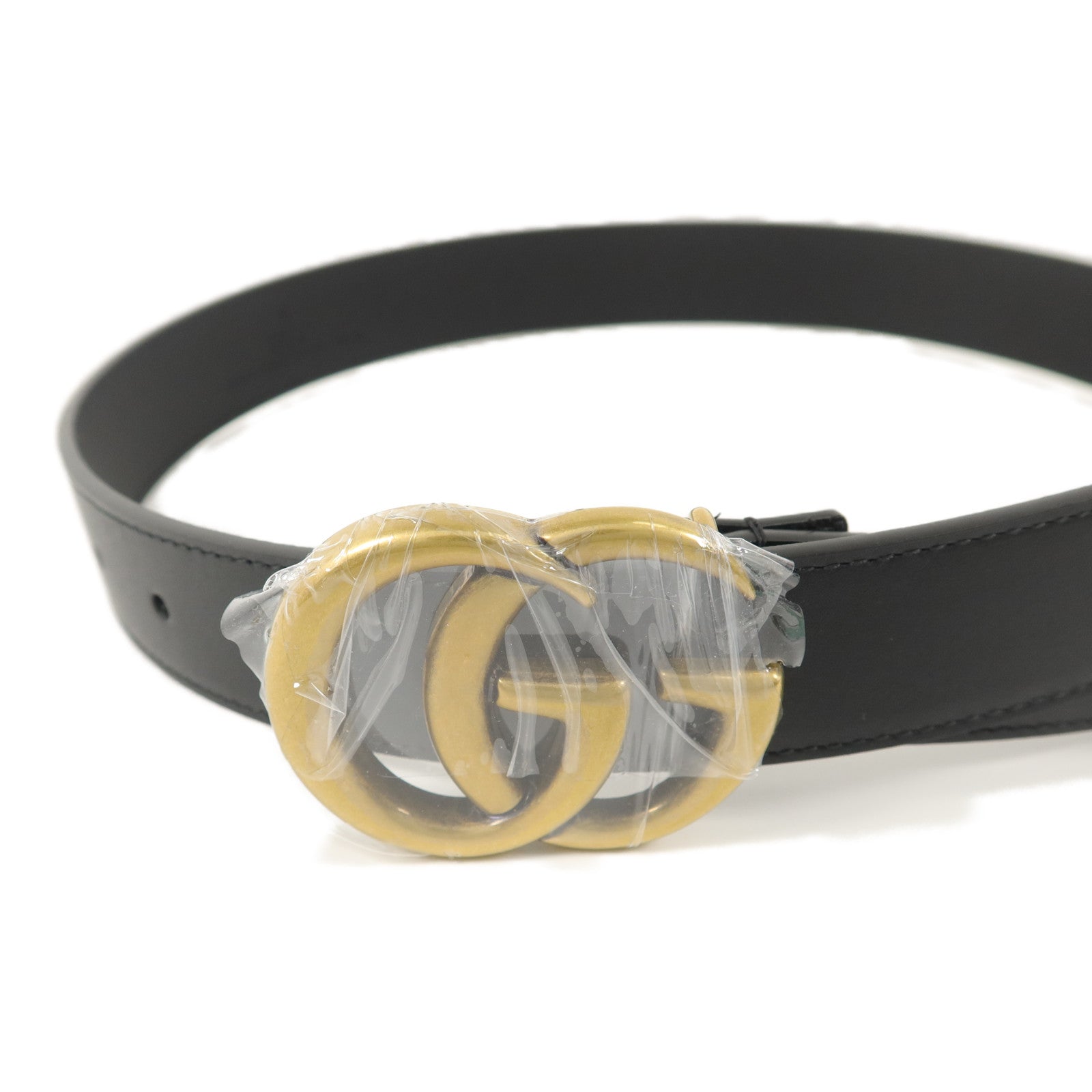 GUCCI 【激減優惠】牛皮皮革GG Belt腰帶