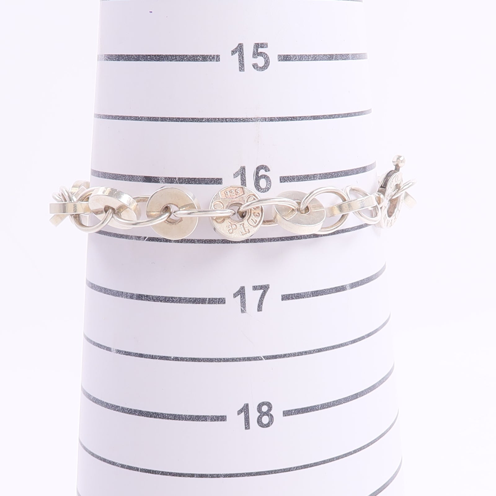 TIFFANY＆CO 925純銀1837 Circle Bracelet手鏈
