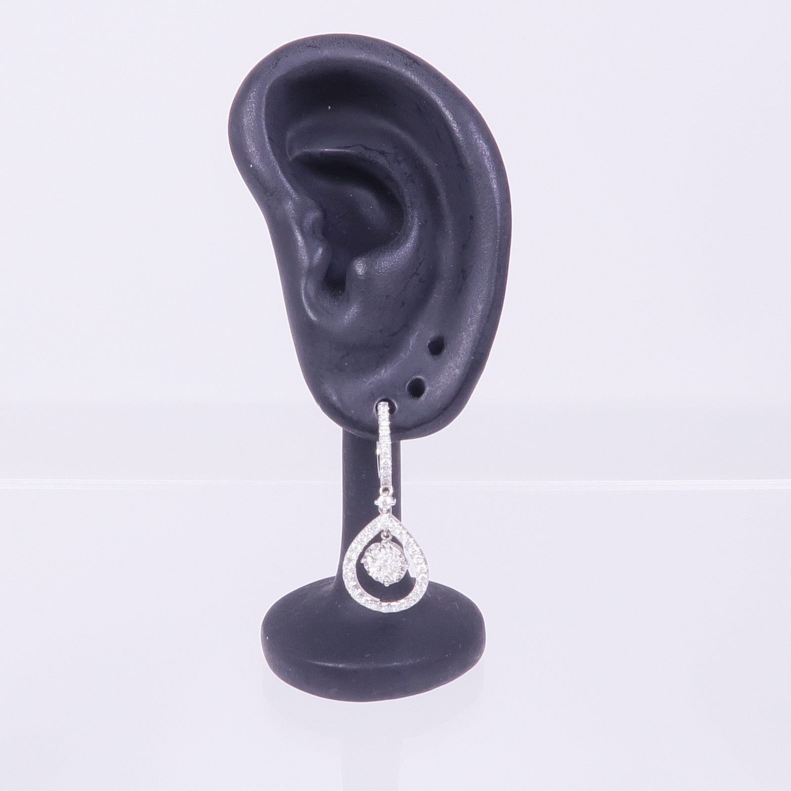 JEWELRY 18K白金Diamond Earrings鑽石耳環