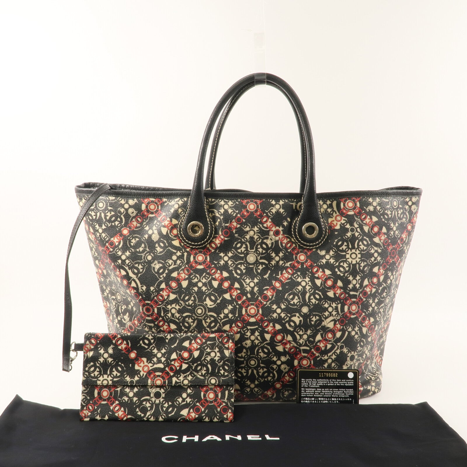 CHANEL 塗層帆布Tote Bag手挽袋