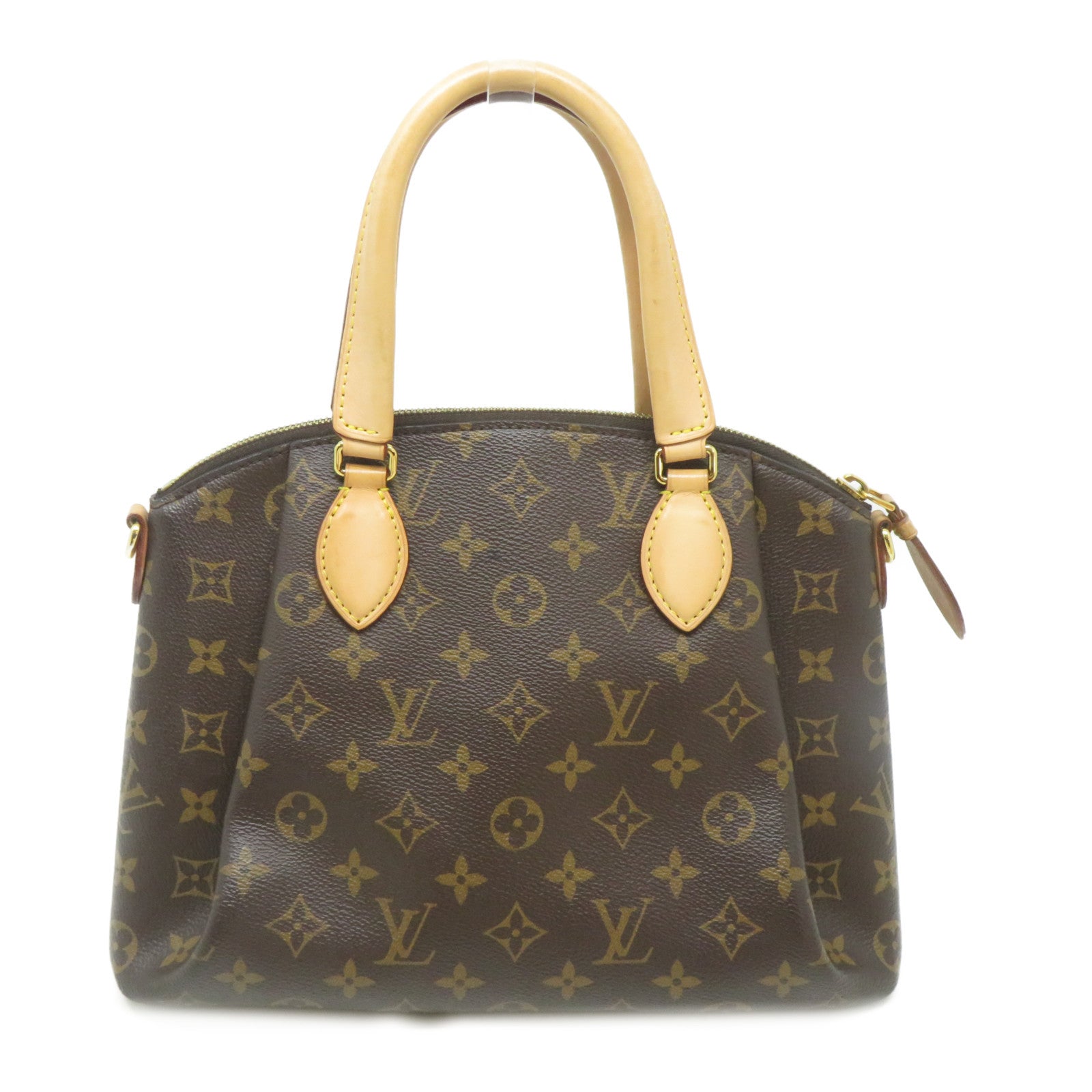 LOUIS VUITTON Monogram Rivoli PM金扣手挽肩背兩用袋啡色