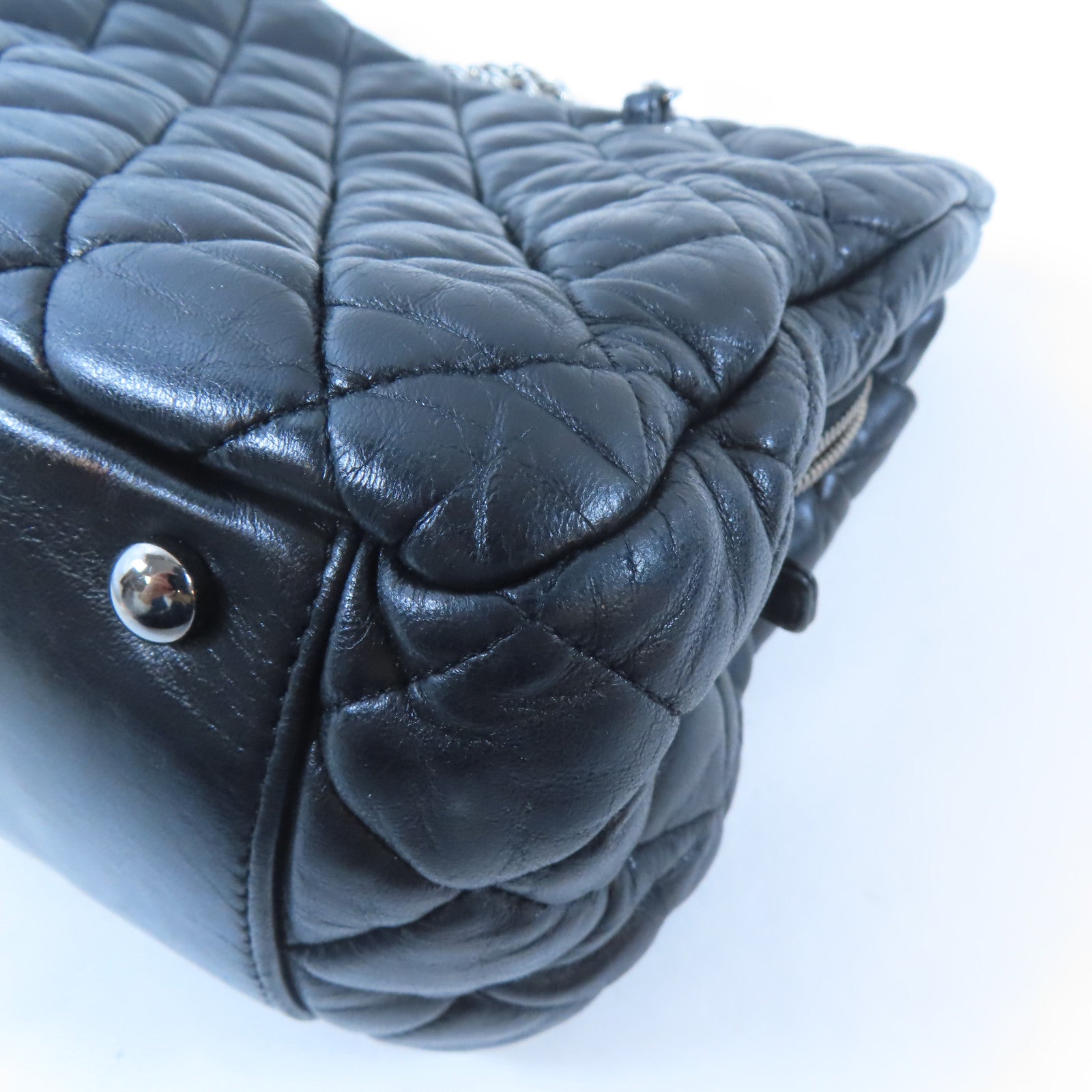 CHANEL 【激減優惠】羊皮皮革Chain Shoulder Bag鏈帶肩背袋黑色