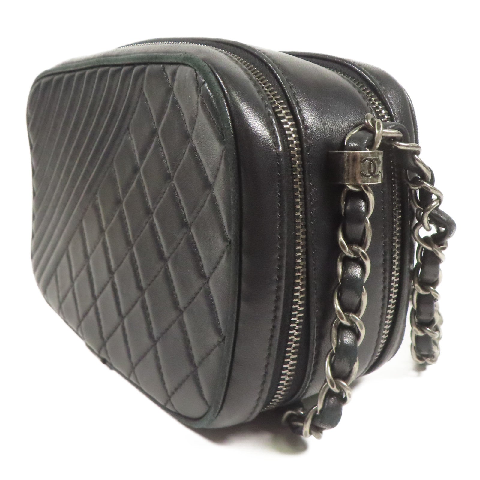 CHANEL 牛皮皮革Shoulder Bag鏈帶肩背袋