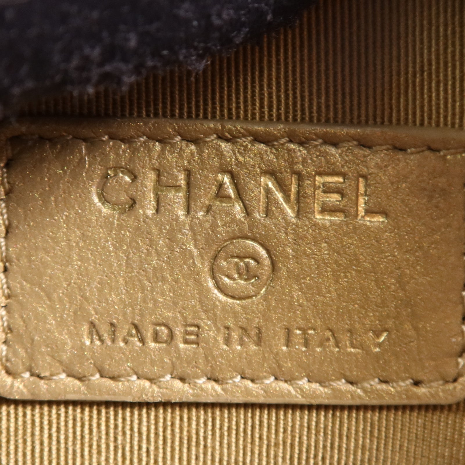 CHANEL 牛皮皮革Chain Shoulder Bag金扣鏈帶肩背袋