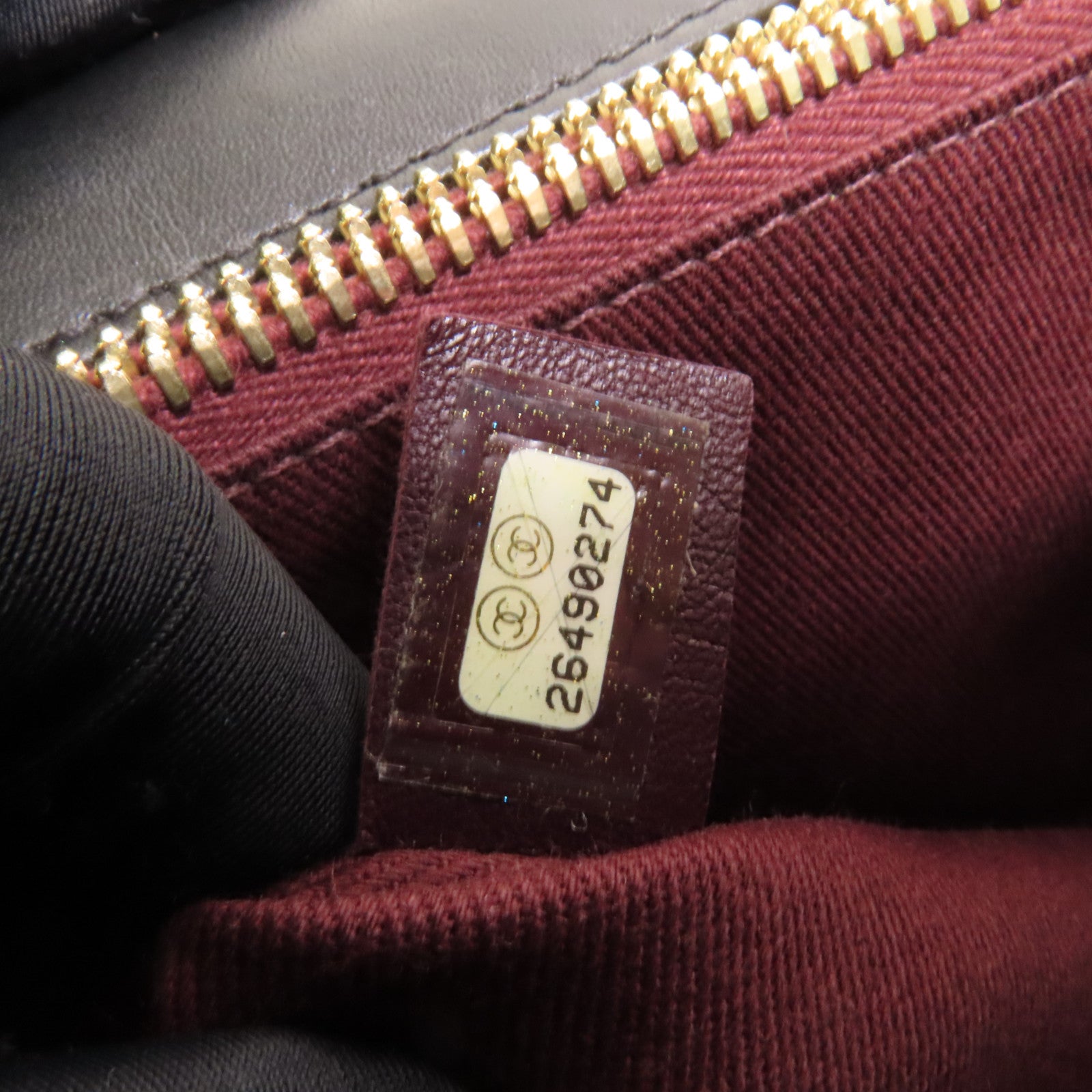 CHANEL 【激減優惠】牛皮皮革Chain Shoulder金扣手挽肩背兩用袋