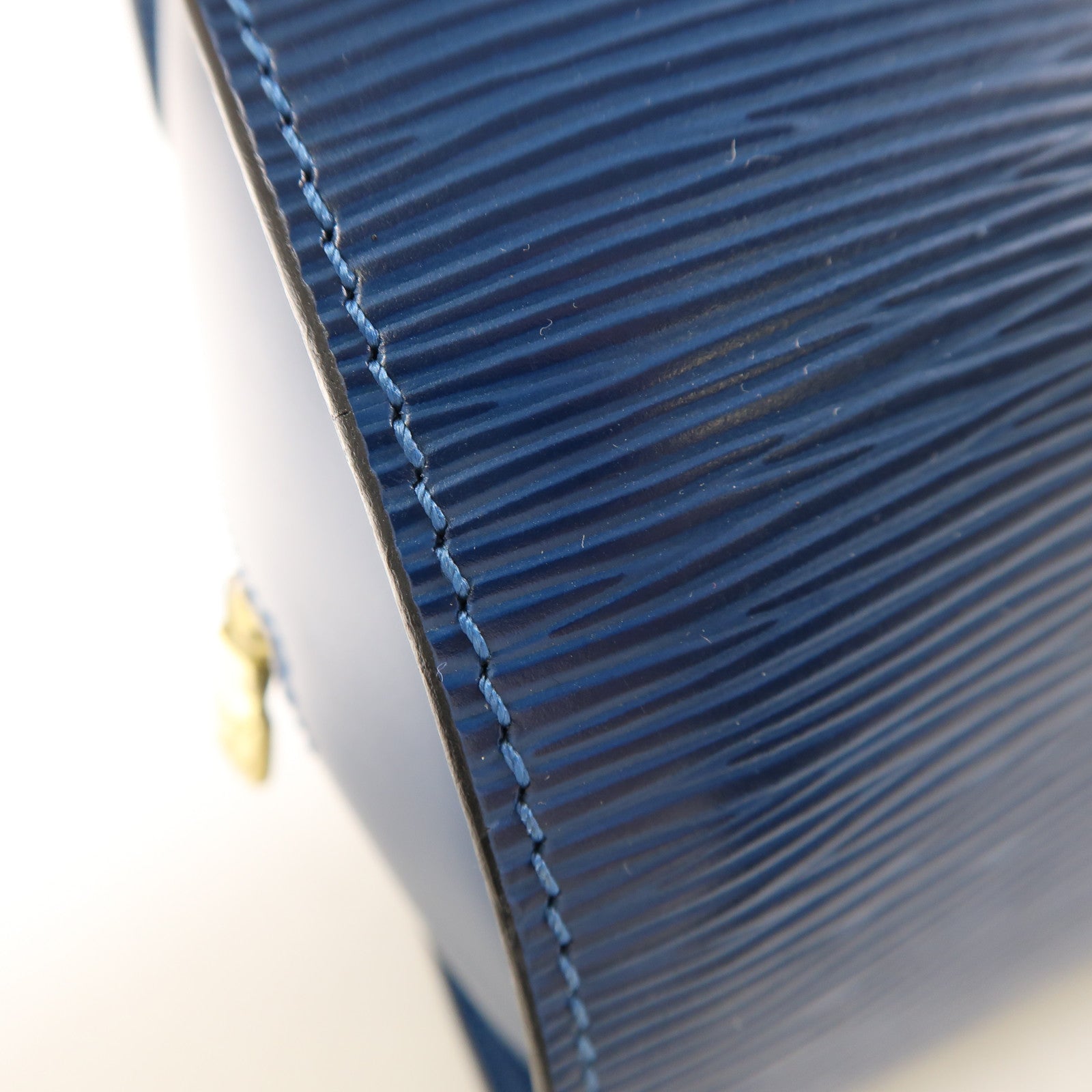 LOUIS VUITTON Epi Soufflot手挽袋藍色