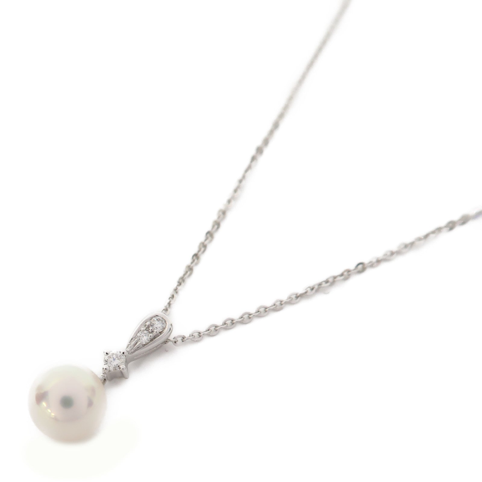 MIKIMOTO 18K白金Necklace項鍊