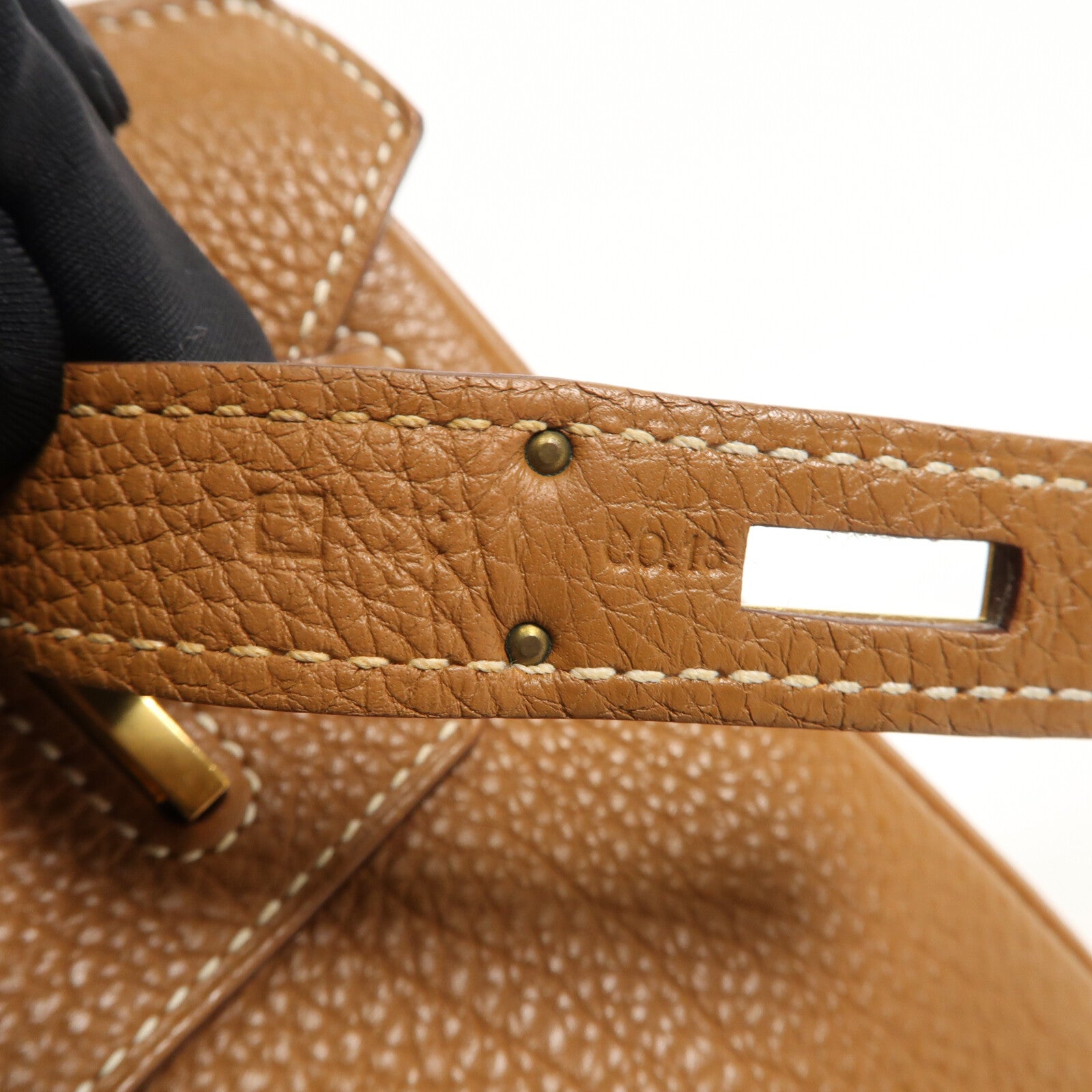 HERMES Togo皮革Birkin 30金扣手挽袋Gold