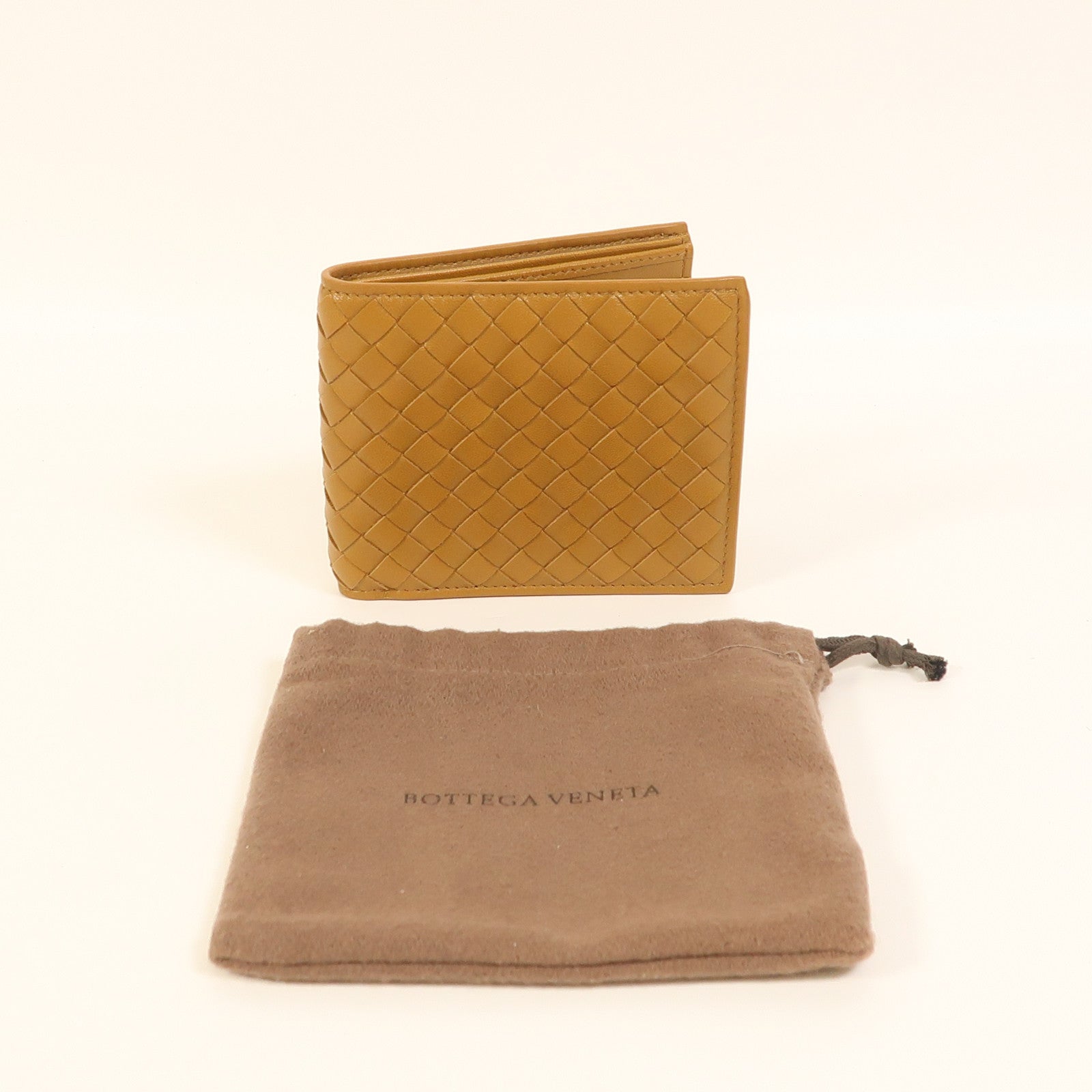 BOTTEGA VENETA 羊皮皮革Bi-Fold Wallet錢包