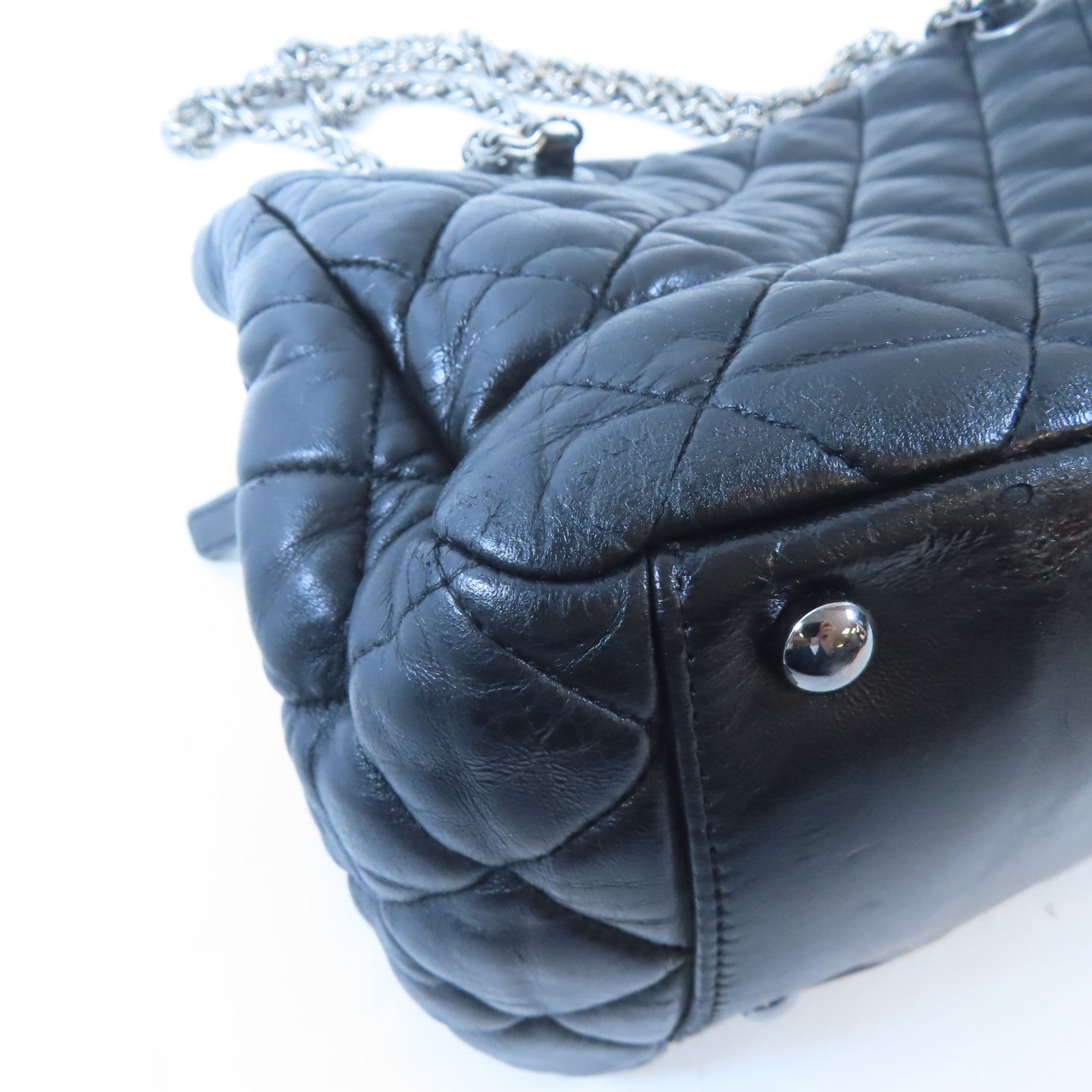 CHANEL 【激減優惠】羊皮皮革Chain Shoulder Bag鏈帶肩背袋黑色