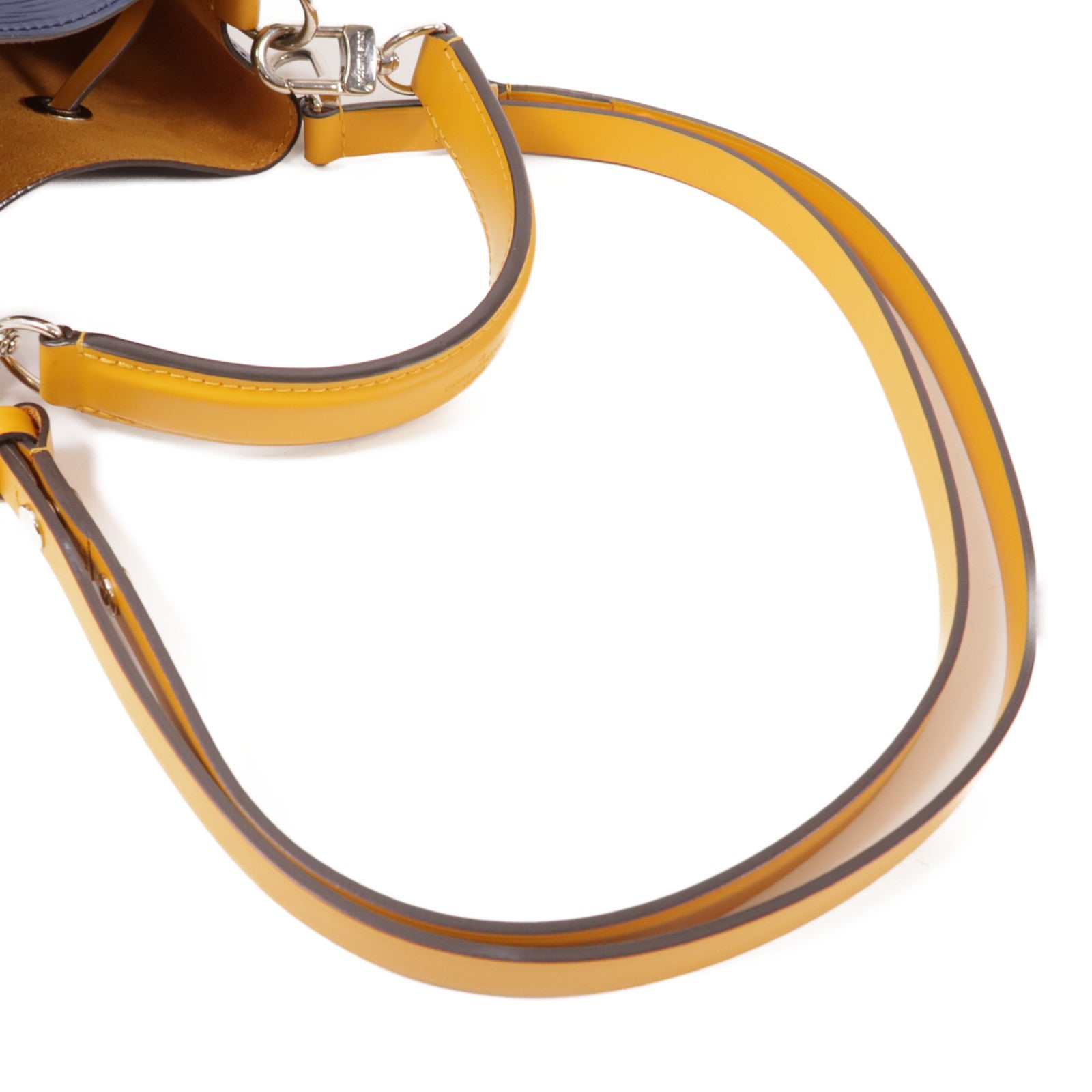 LOUIS VUITTON Epi Neo Noe BB銀扣手挽肩背兩用袋深藍色