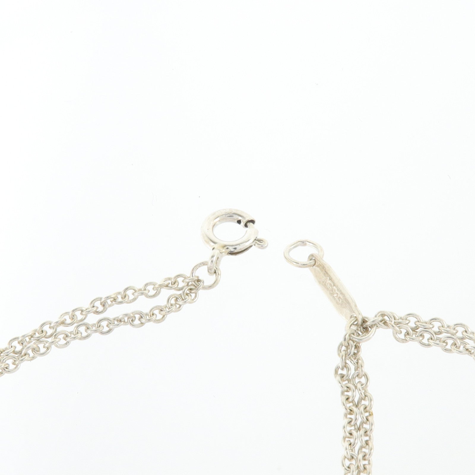 TIFFANY＆CO 925純銀/琺瑯Infinity Bracelet手鏈