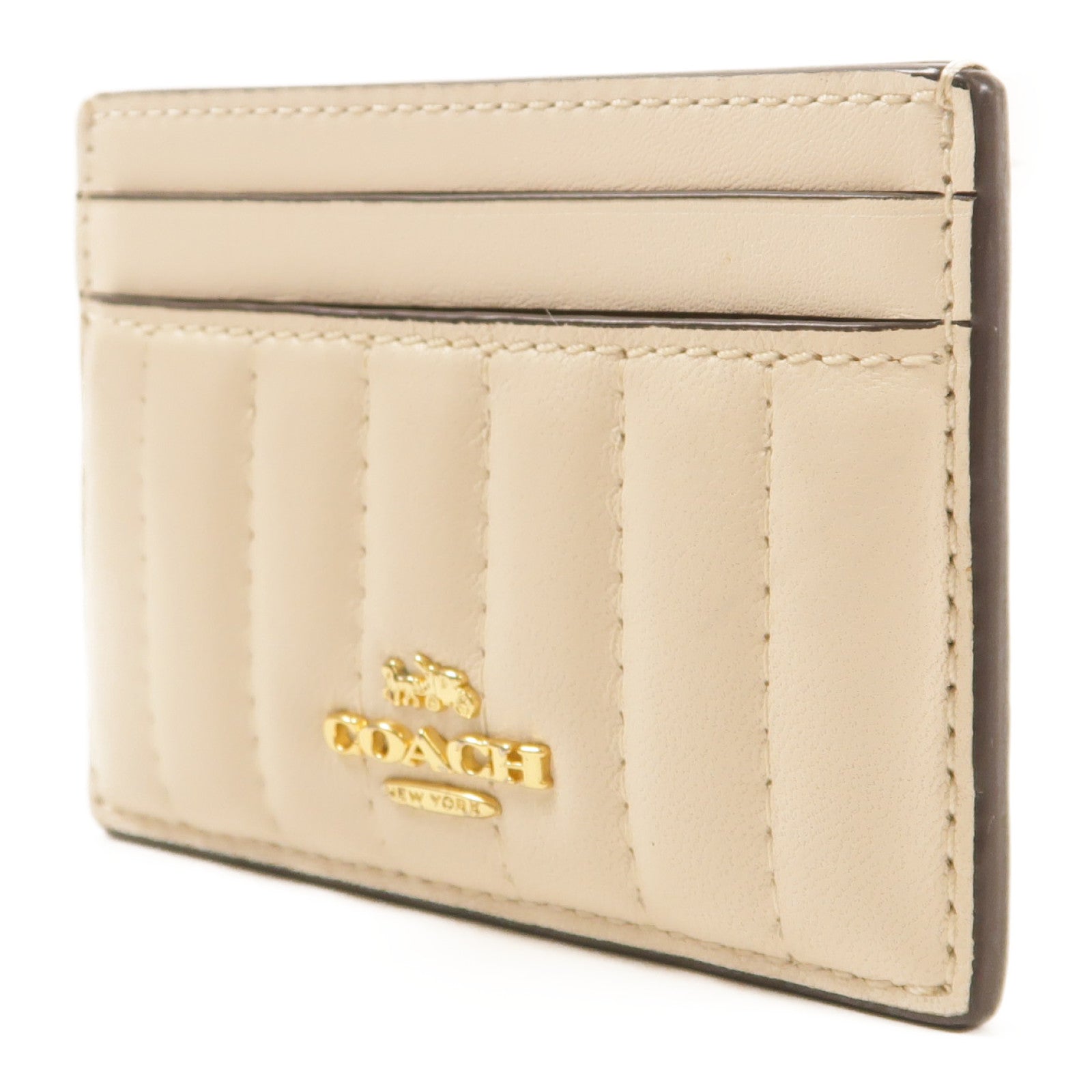 COACH 牛皮皮革Card Case金扣卡片套