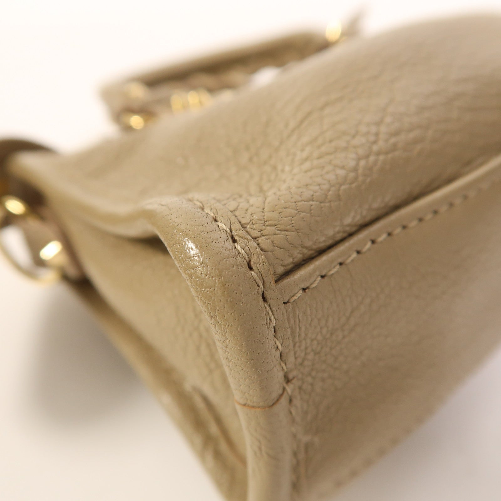 BALENCIAGA 皮革Nano City金扣手挽肩背兩用袋