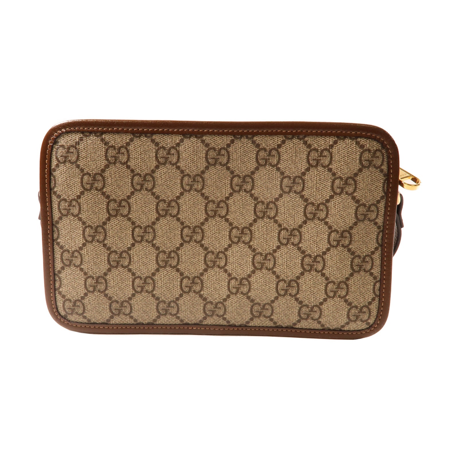GUCCI 塗層帆布Interlocking G Bag金扣肩背袋