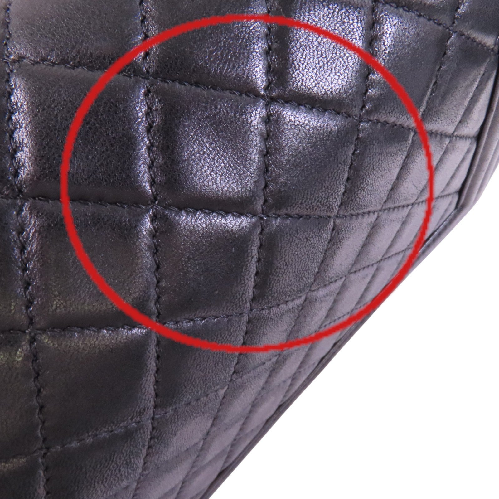 CHANEL 【激減優惠】羊皮皮革Boy Chanel銀扣鏈帶肩背袋